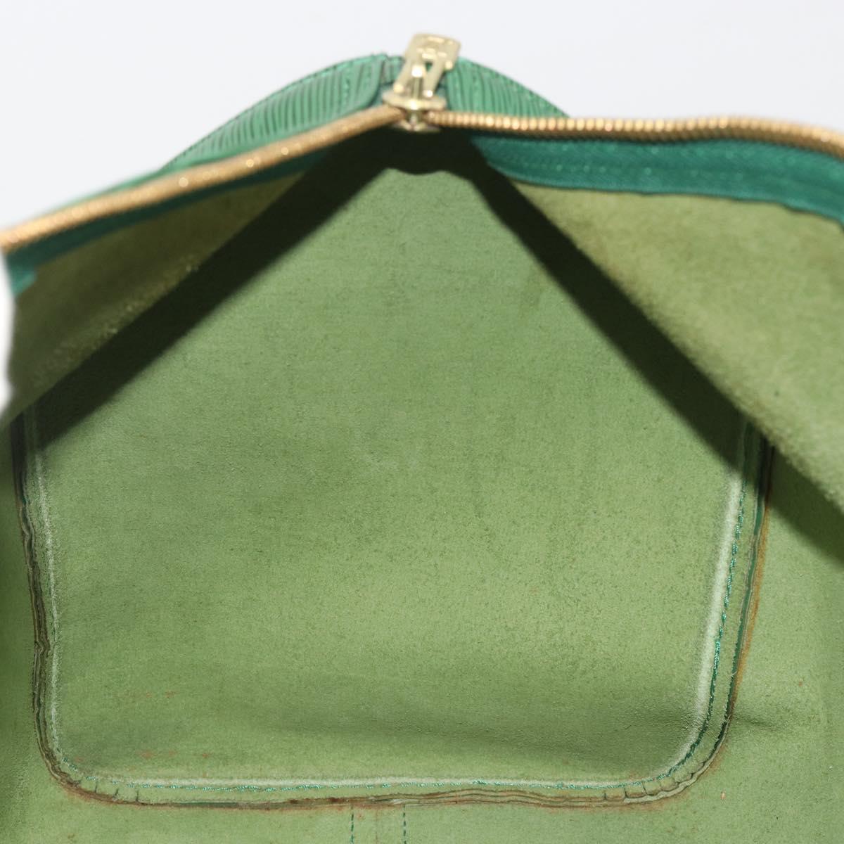 LOUIS VUITTON Epi Keepall 45 Boston Bag Green M42974 LV Auth ar14104A