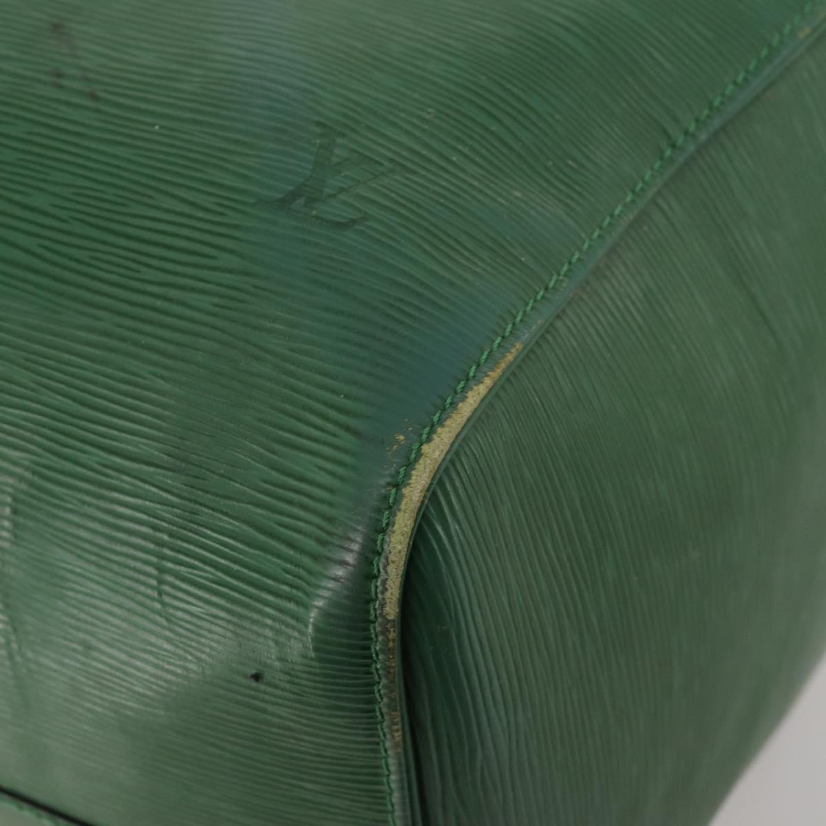 LOUIS VUITTON Epi Keepall 50 Boston Bag Green M42964 LV Auth ar14105