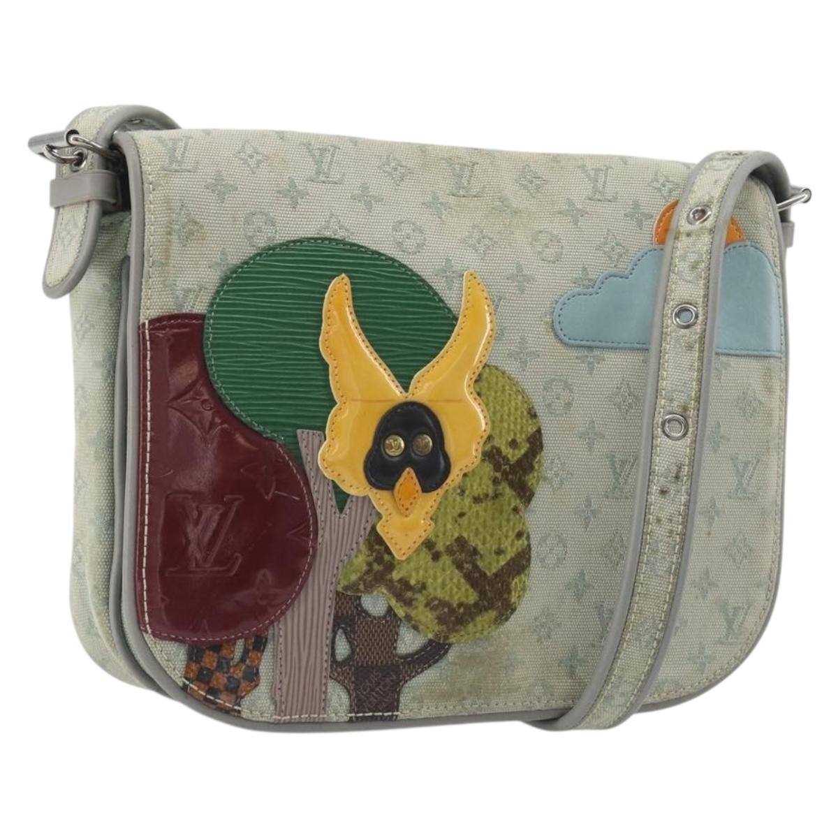 LOUIS VUITTON Monogram Mini Conte de Fée Musette Gray M92279 LV Auth ar14107
