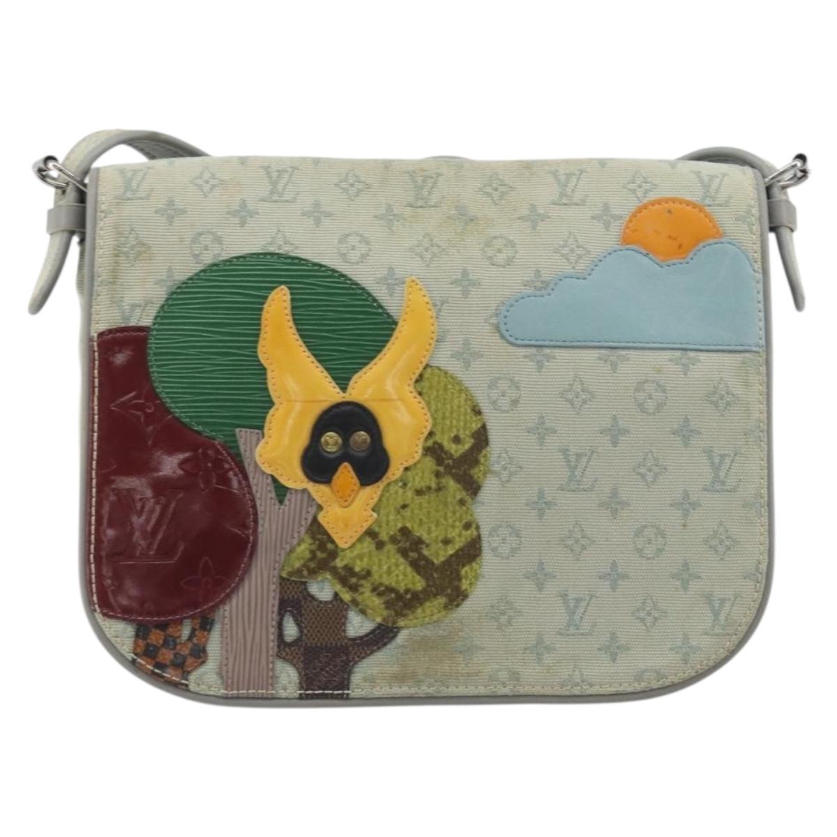 LOUIS VUITTON Monogram Mini Conte de Fée Musette Gray M92279 LV Auth ar14107