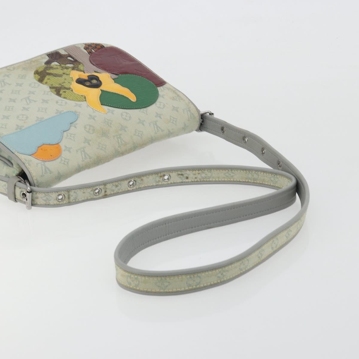LOUIS VUITTON Monogram Mini Conte de Fée Musette Gray M92279 LV Auth ar14107