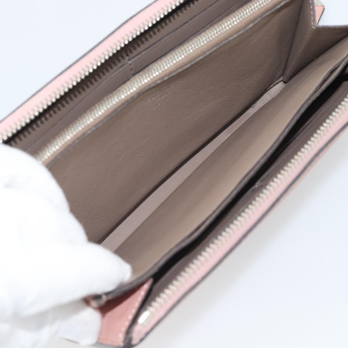 LOUIS VUITTON Portefeuille Comet Long Wallet Leather Pink M63103 LV Auth ar14108
