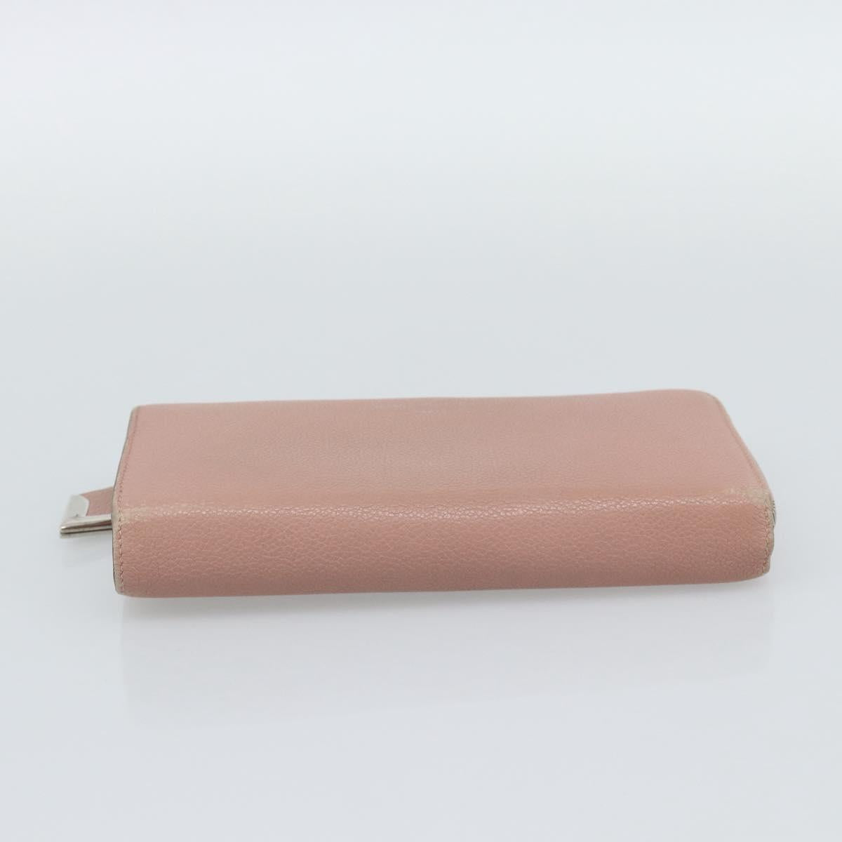 LOUIS VUITTON Portefeuille Comet Long Wallet Leather Pink M63103 LV Auth ar14108