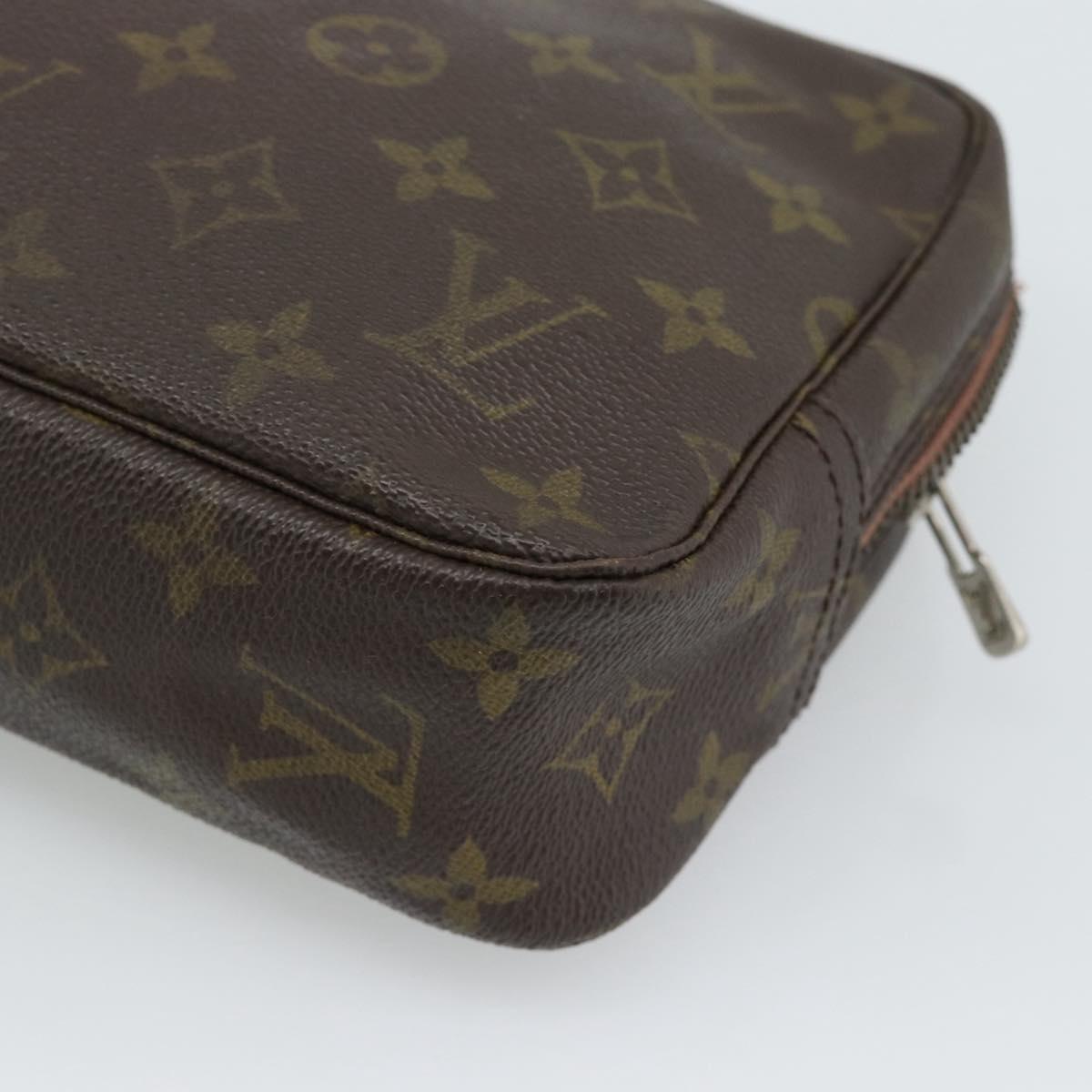 LOUIS VUITTON Monogram Trousse Toilette 23 Clutch Bag M47524 LV Auth ar14109