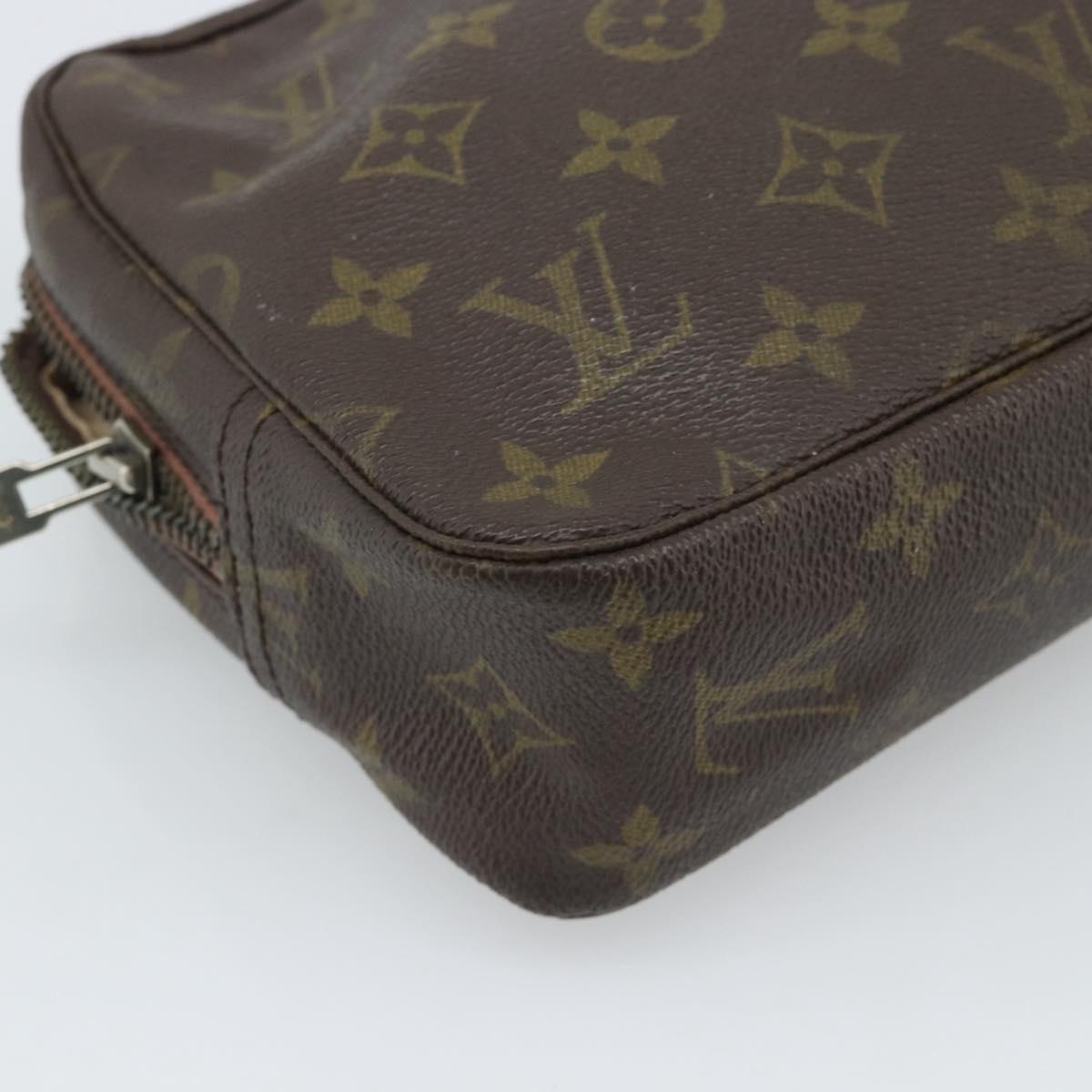 LOUIS VUITTON Monogram Trousse Toilette 23 Clutch Bag M47524 LV Auth ar14109