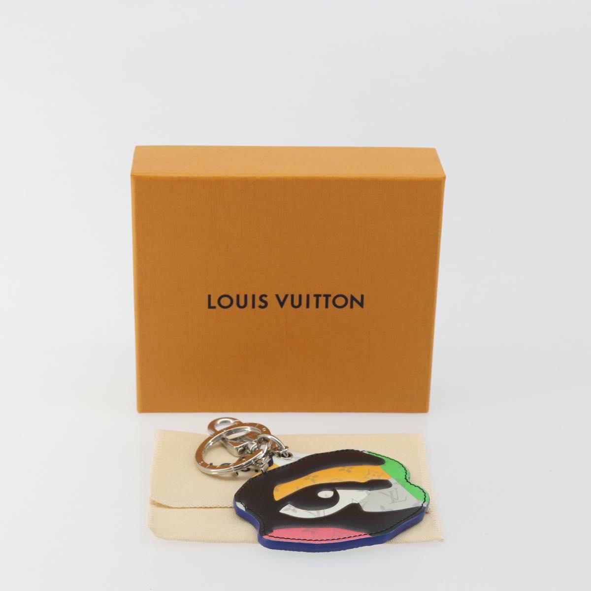 LOUIS VUITTON Monogram LV Portrait Charm M01402 LV Auth ar14111M