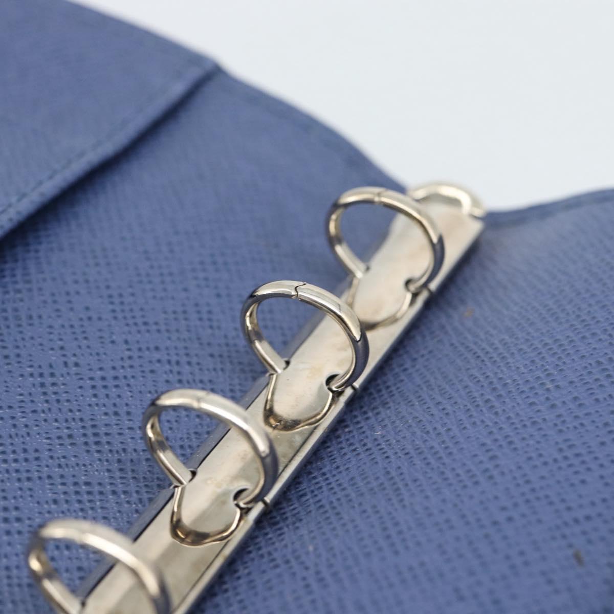 LOUIS VUITTON Epi Day Planner Cover Blue R20055 LV Auth ar14120