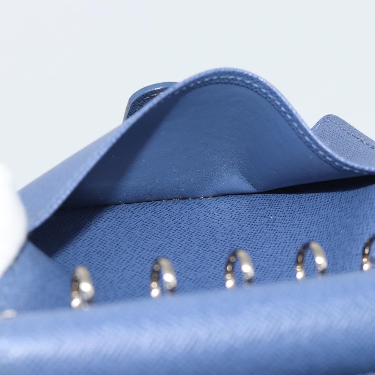 LOUIS VUITTON Epi Day Planner Cover Blue R20055 LV Auth ar14120