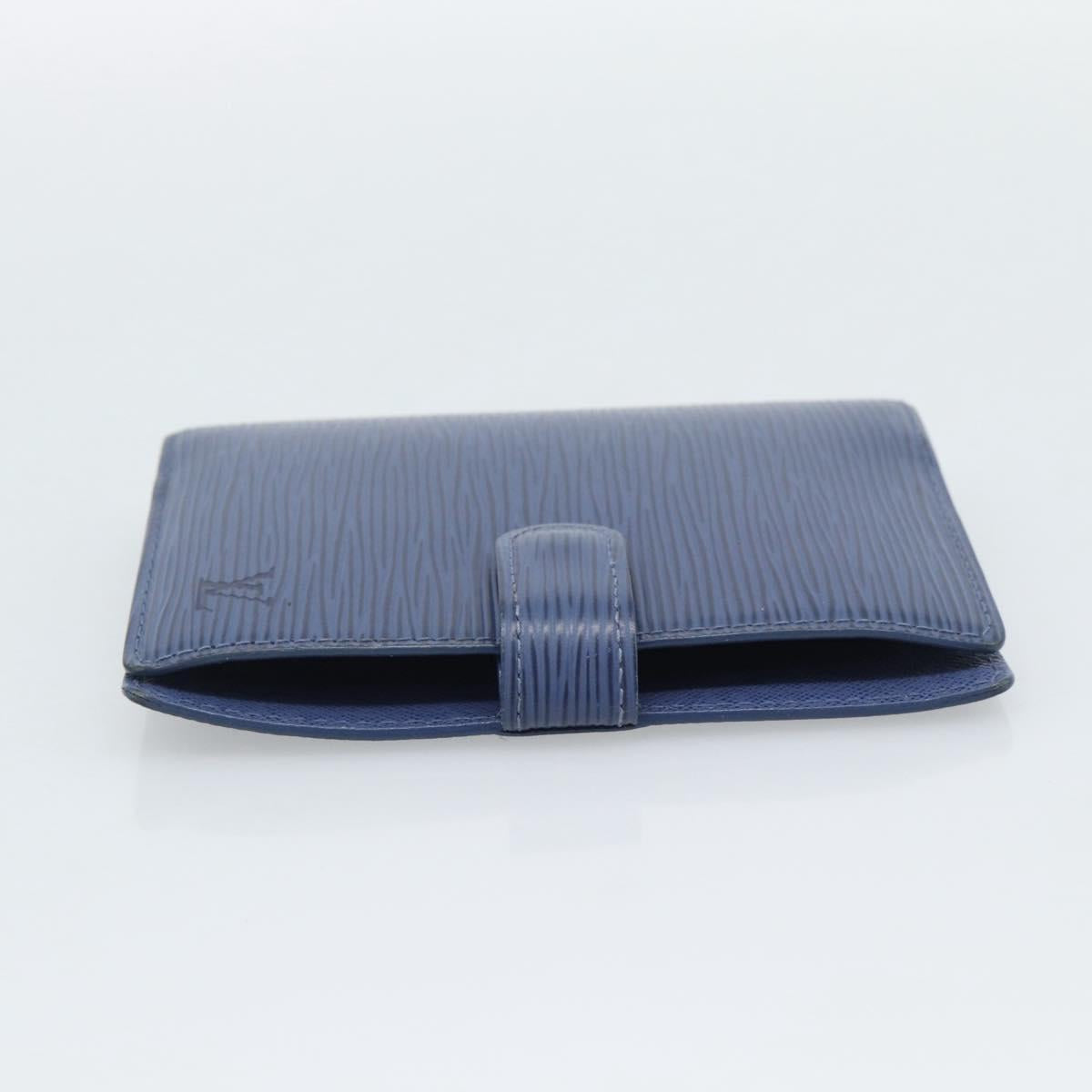 LOUIS VUITTON Epi Day Planner Cover Blue R20055 LV Auth ar14120