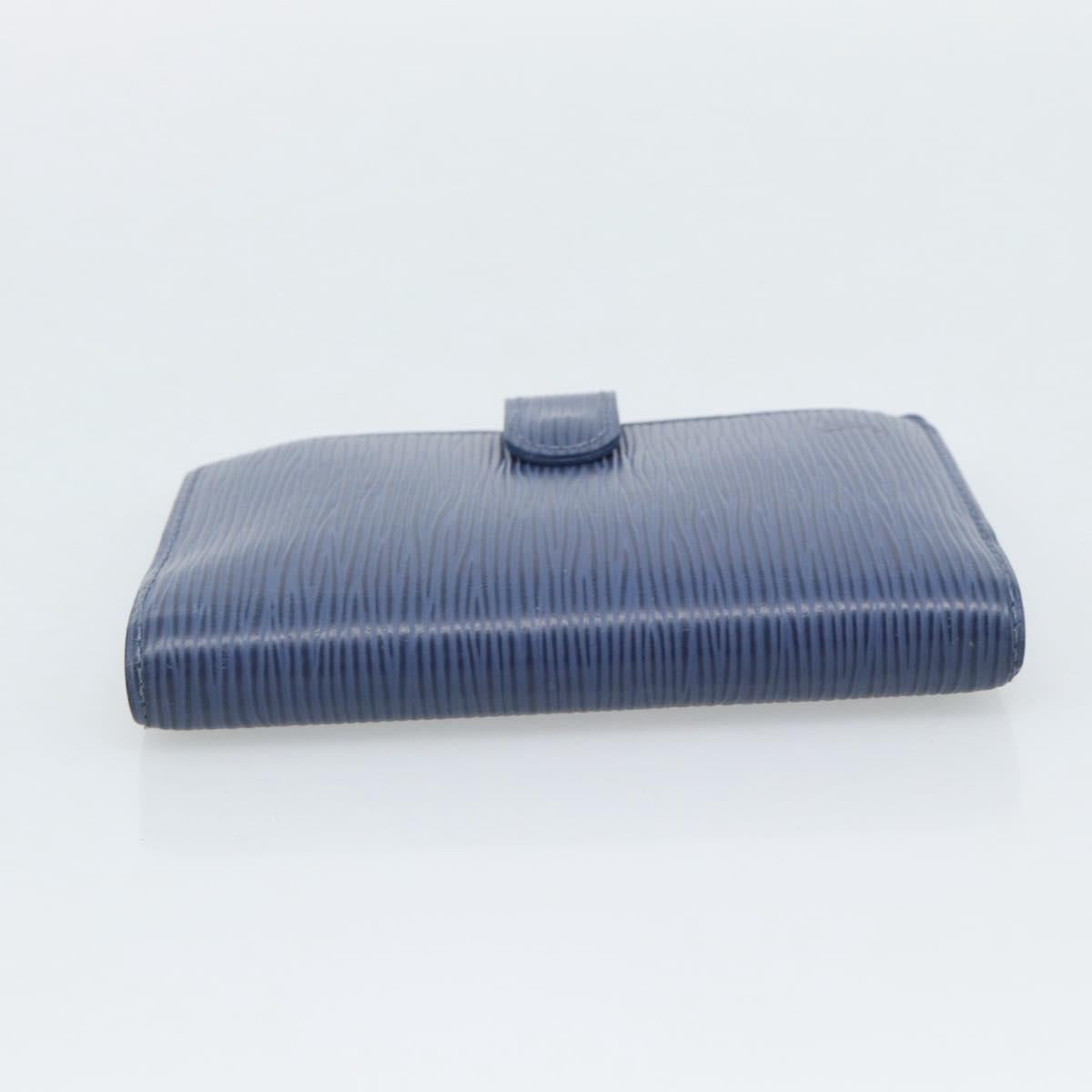 LOUIS VUITTON Epi Day Planner Cover Blue R20055 LV Auth ar14120