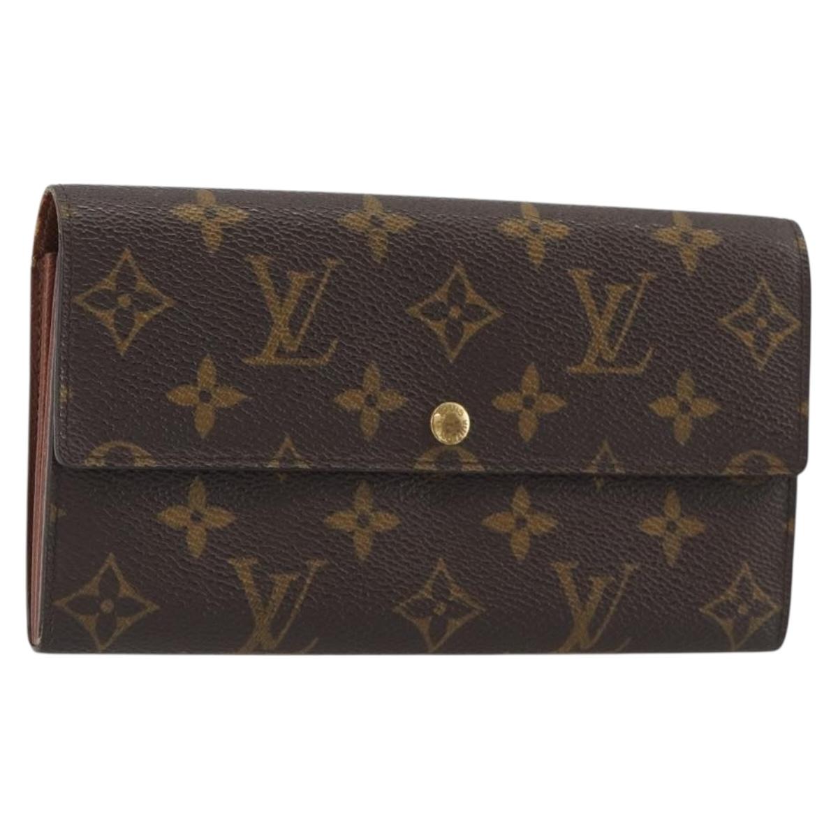 LOUIS VUITTON Monogram Portefeuille Sarah Long Wallet M60531 LV Auth ar14123
