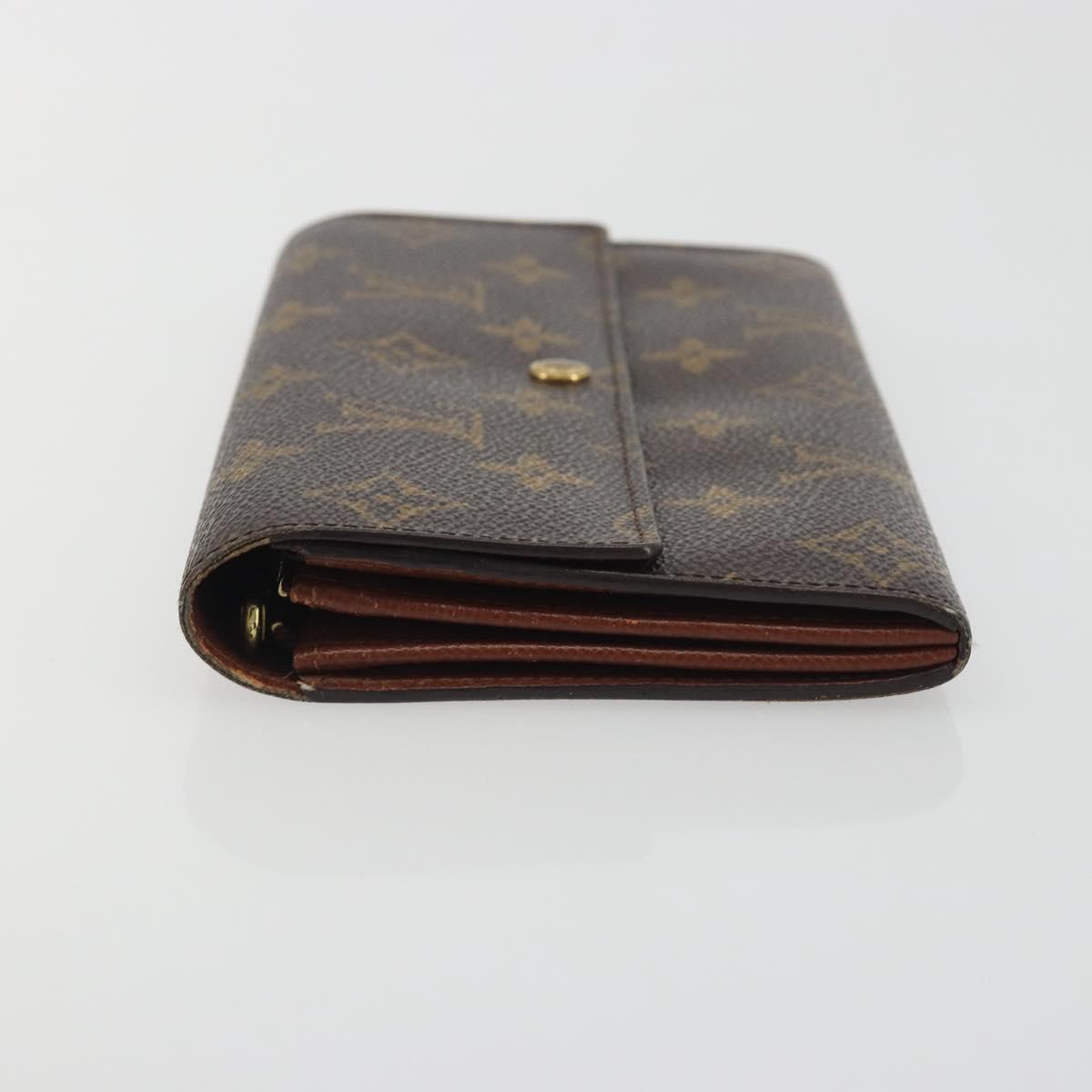 LOUIS VUITTON Monogram Portefeuille Sarah Long Wallet M60531 LV Auth ar14123