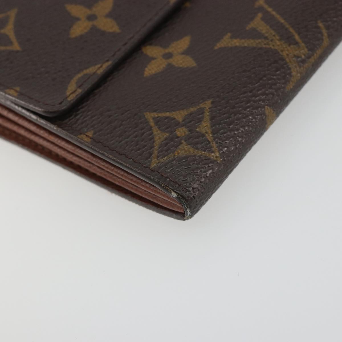 LOUIS VUITTON Monogram Portefeuille Sarah Long Wallet M60531 LV Auth ar14123