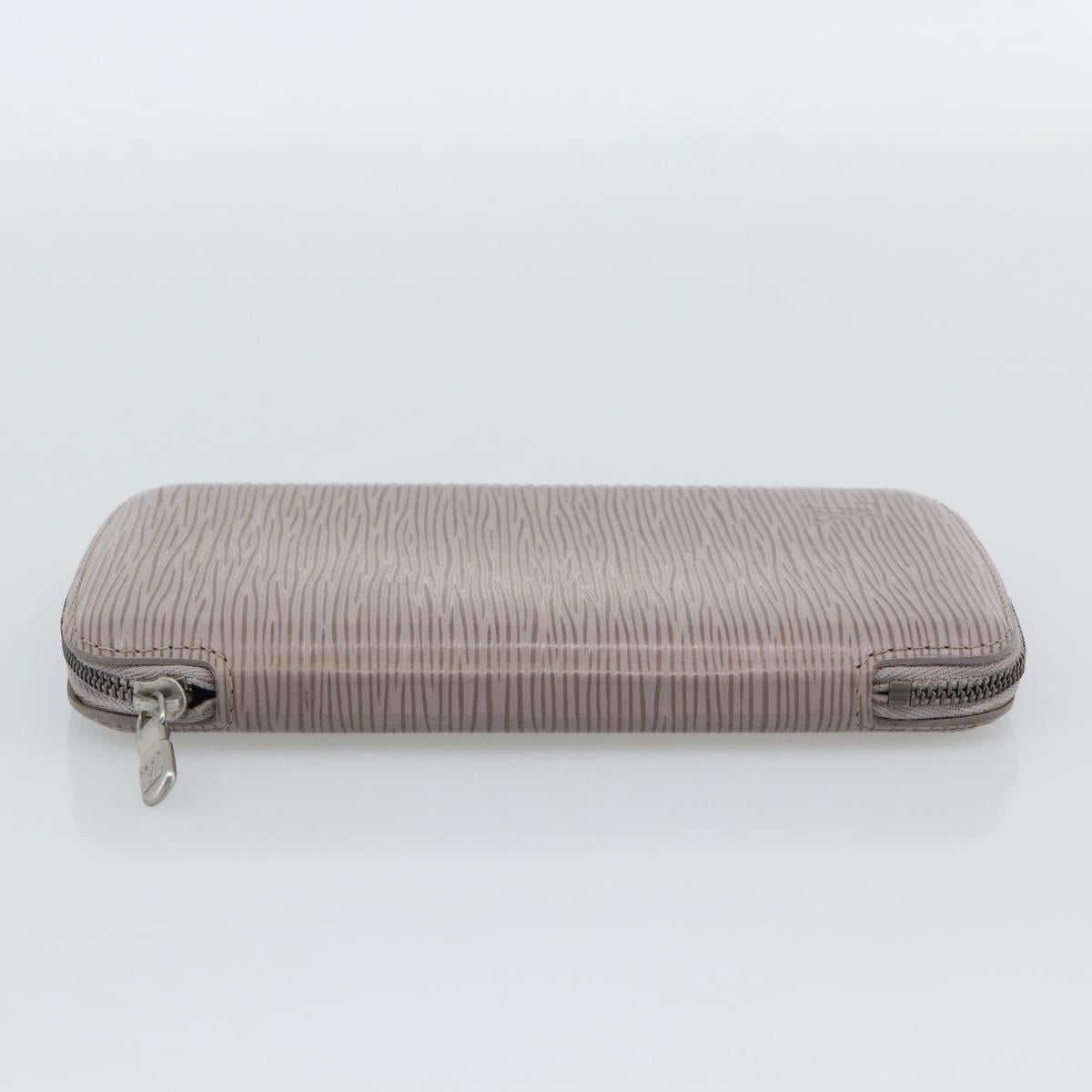 LOUIS VUITTON Epi Agenda Geod Wallet Lilac M6387B LV Auth ar14124
