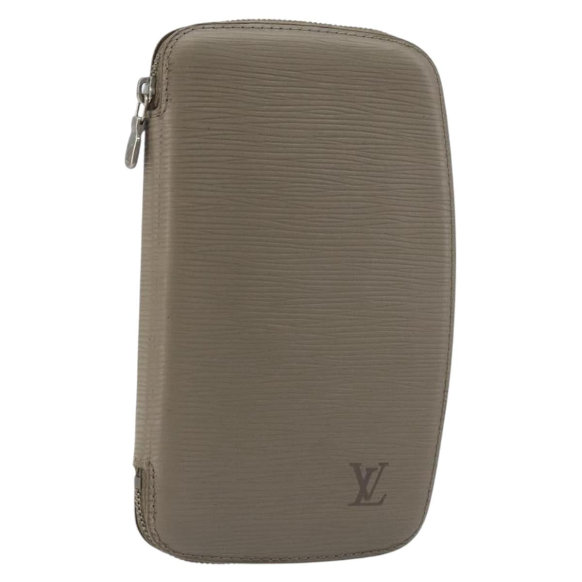 LOUIS VUITTON Epi Agenda Geod Long Wallet Lilac M6387B LV Auth ar14125