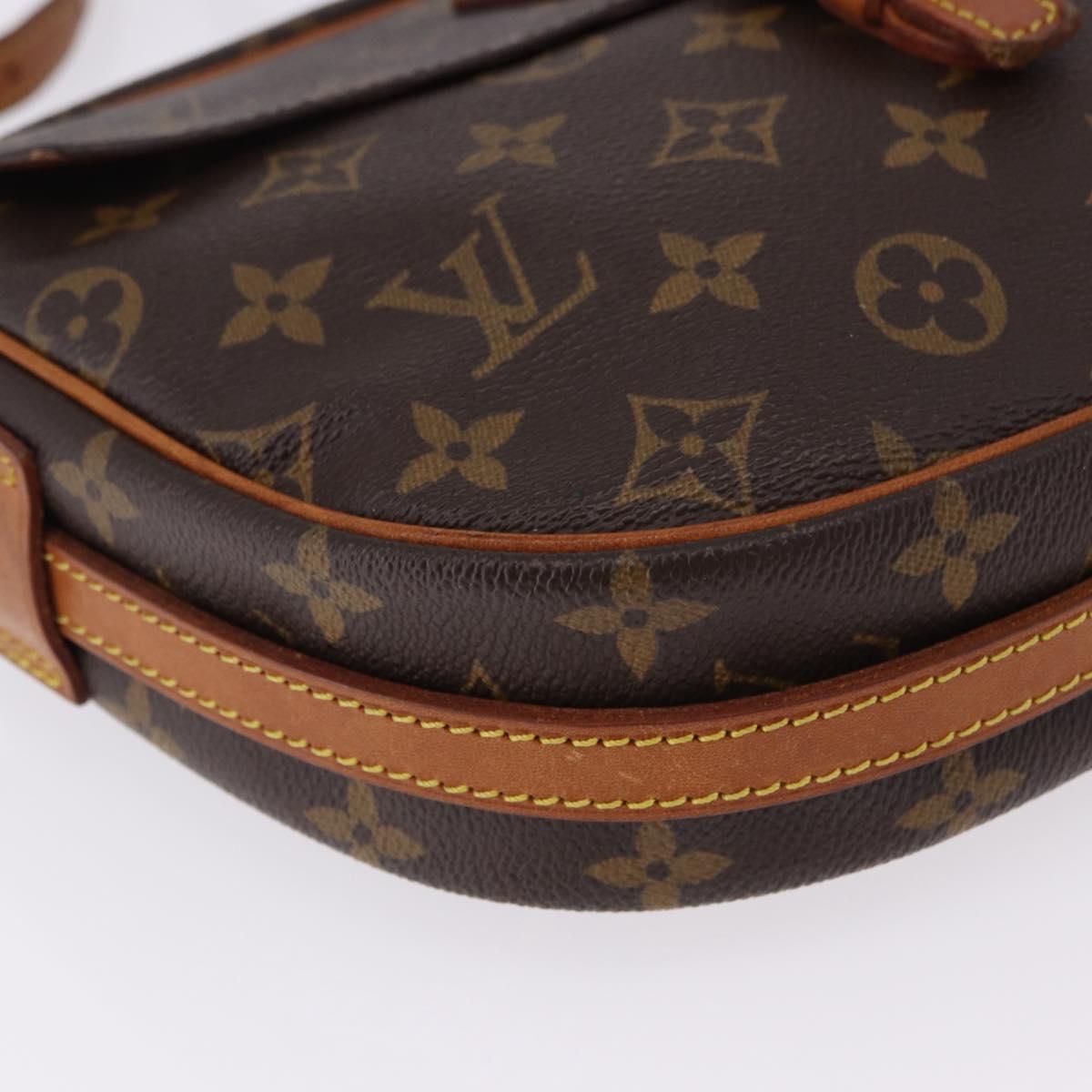 LOUIS VUITTON Monogram Jeune Fille MM Shoulder Bag M51226 LV Auth ar14126