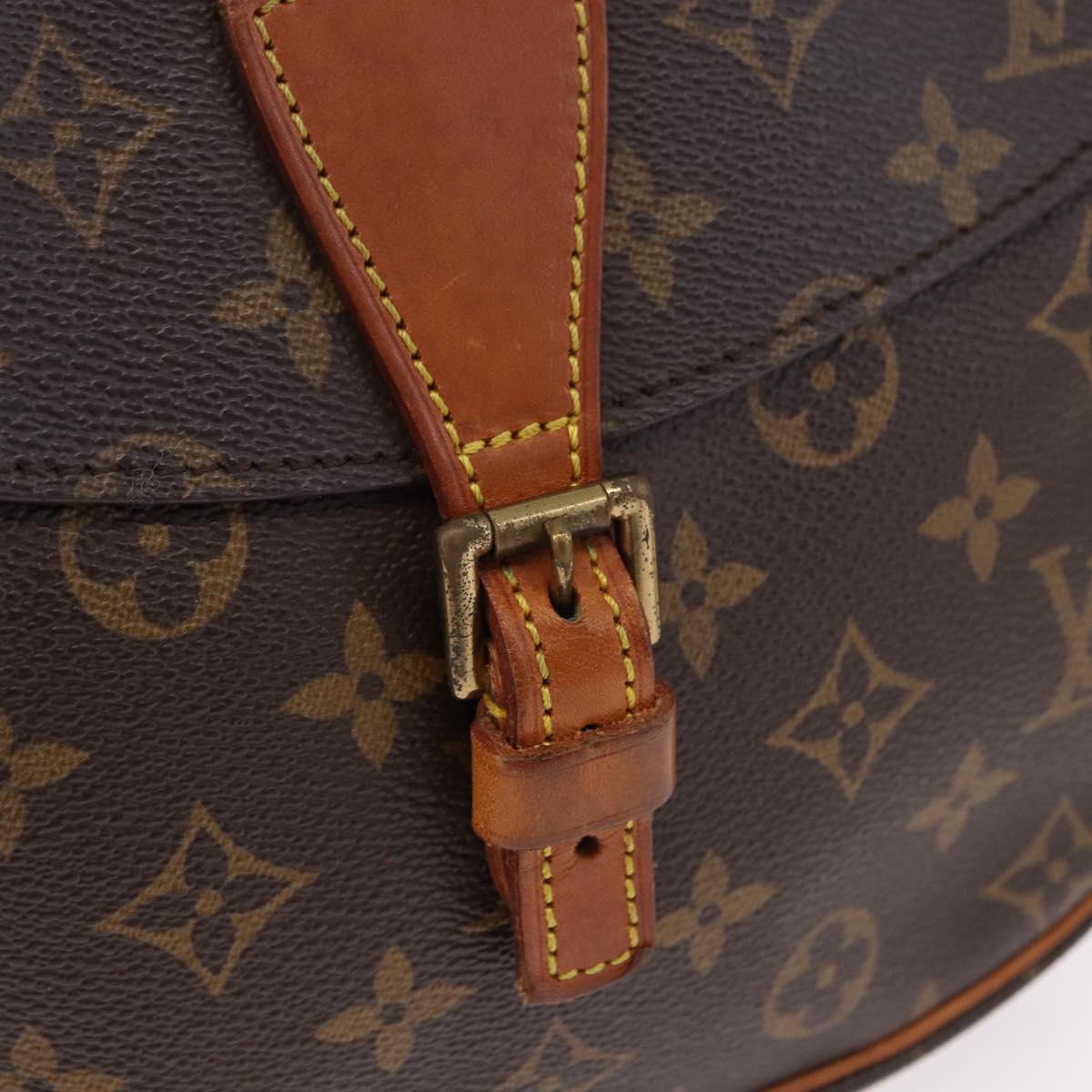 LOUIS VUITTON Monogram Jeune Fille MM Shoulder Bag M51226 LV Auth ar14126
