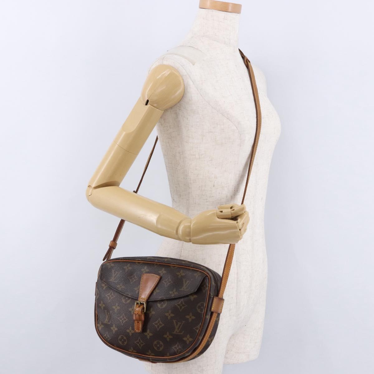 LOUIS VUITTON Monogram Jeune Fille MM Shoulder Bag M51226 LV Auth ar14126