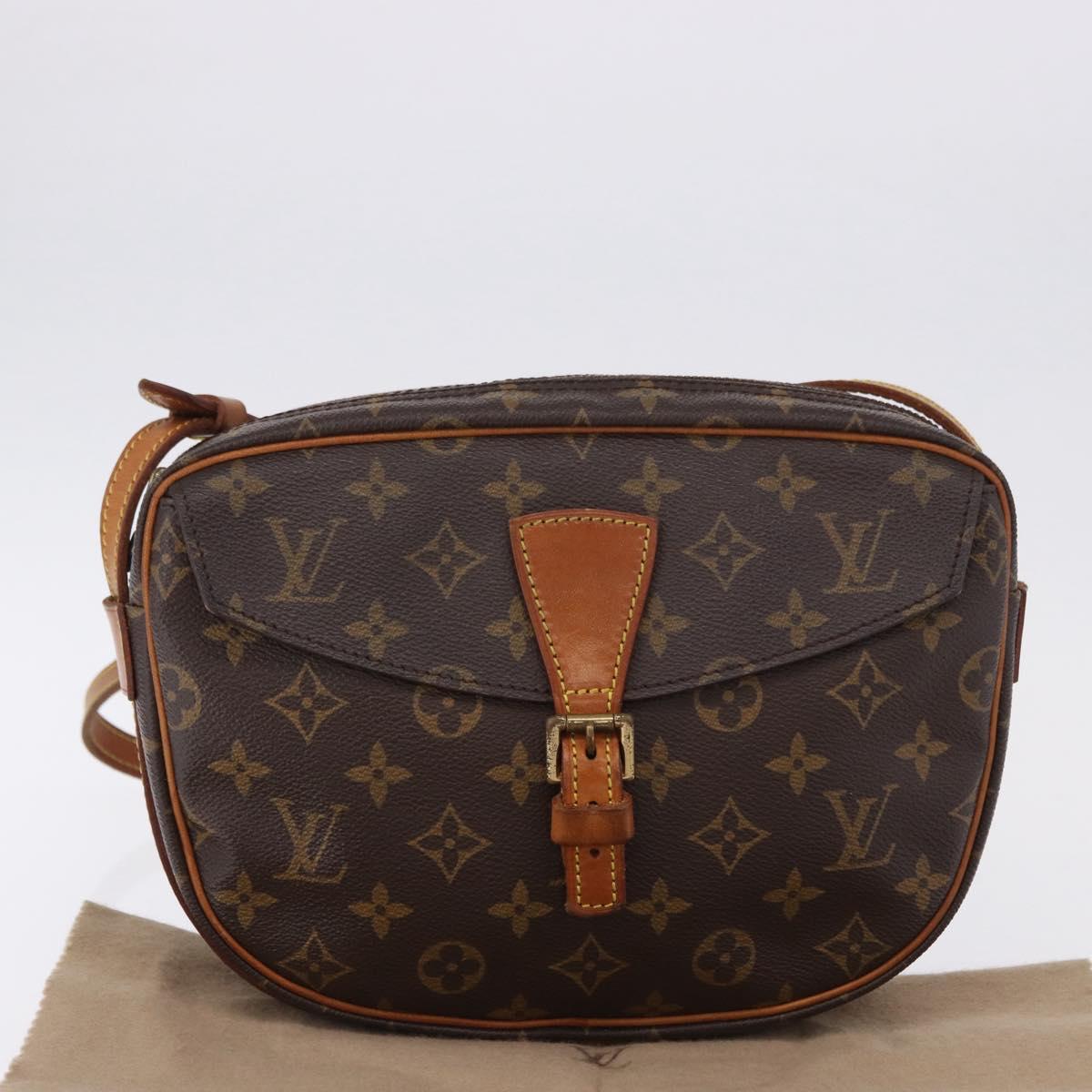 LOUIS VUITTON Monogram Jeune Fille MM Shoulder Bag M51226 LV Auth ar14126