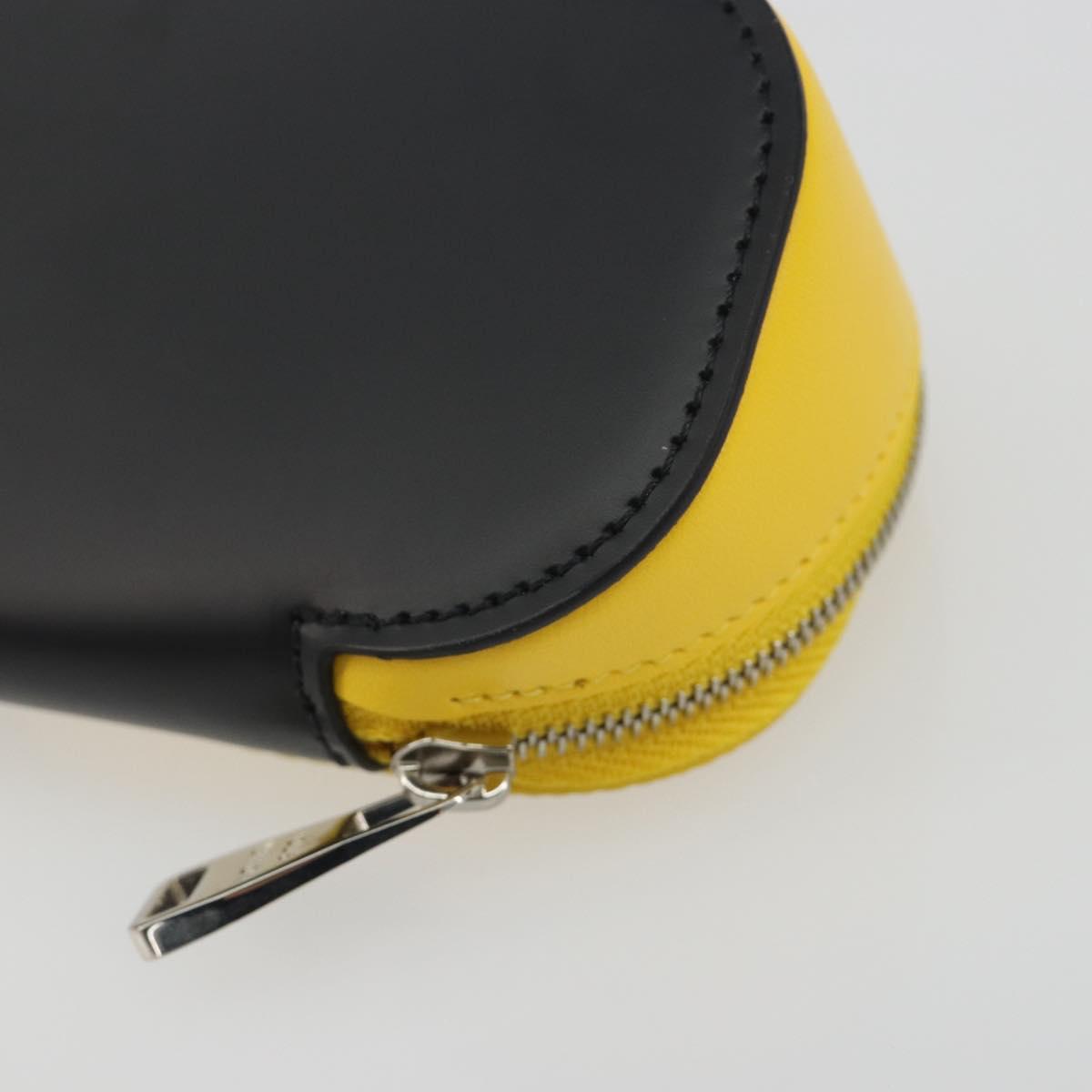 LOUIS VUITTON LV × YK Epi Etui Lunette GM Yellow Black GI0882 LV Auth ar14131SM