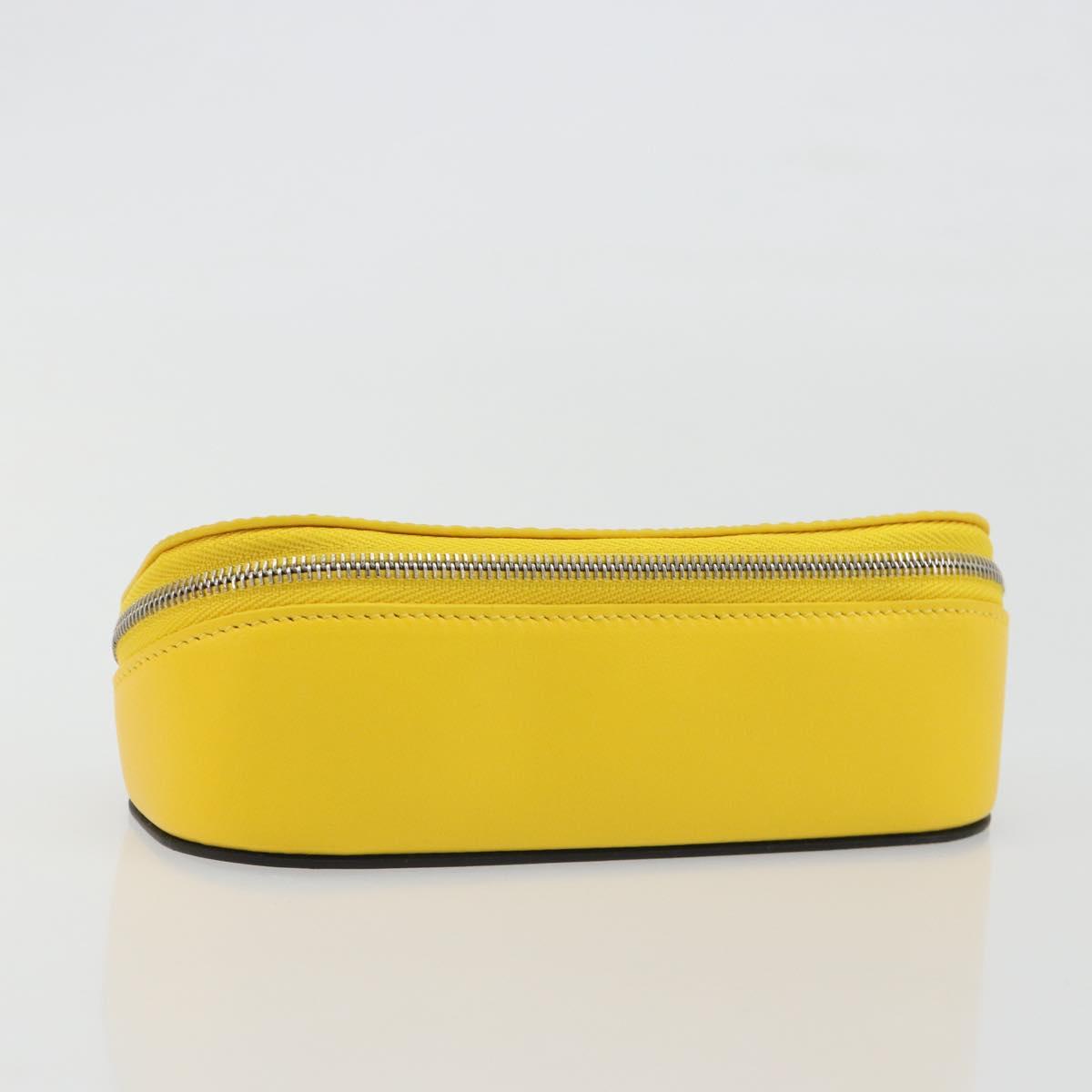 LOUIS VUITTON LV × YK Epi Etui Lunette GM Yellow Black GI0882 LV Auth ar14131SM