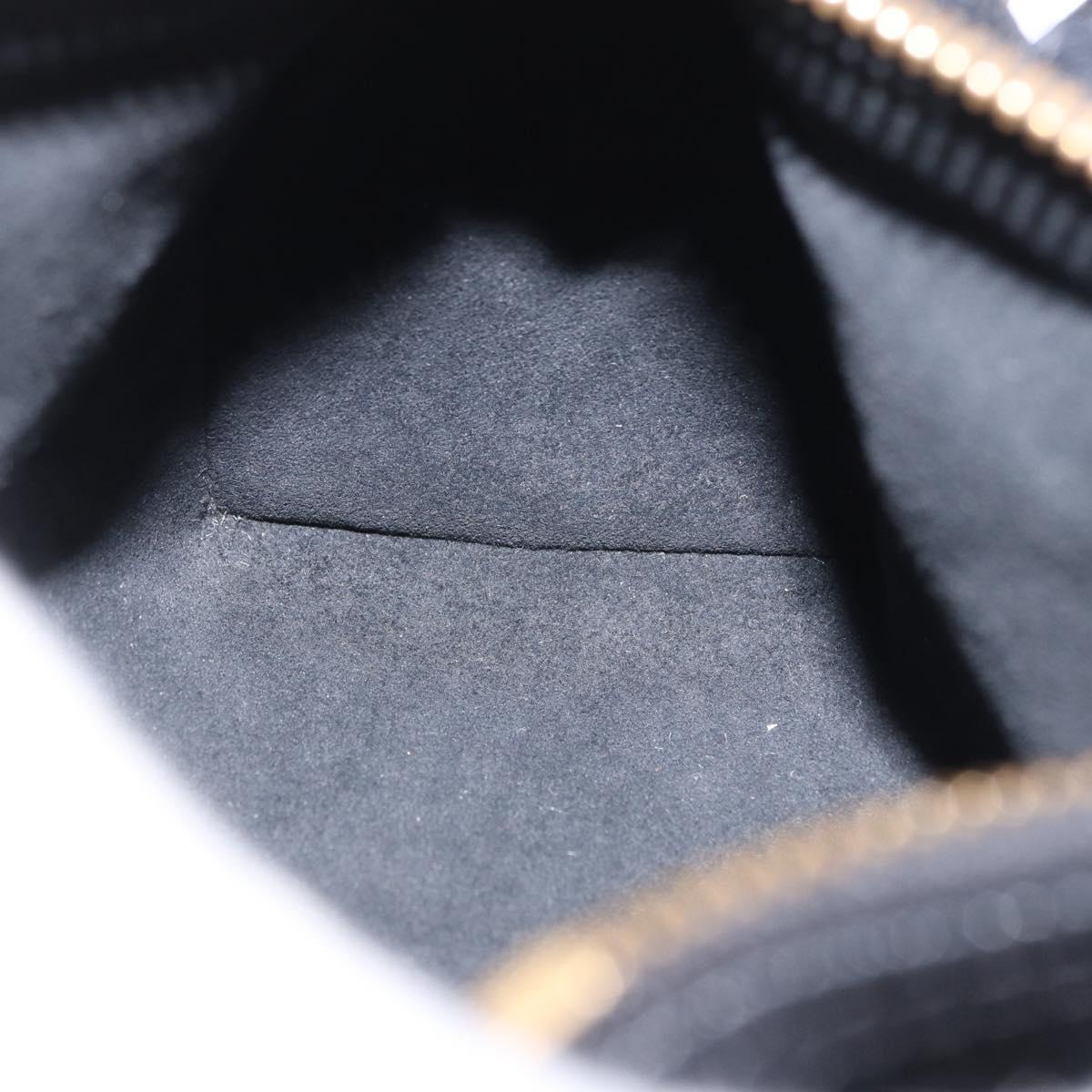 LOUIS VUITTON Monogram Empreinte Nano Speedy Bag Black M81456 LV Auth ar14137SAM