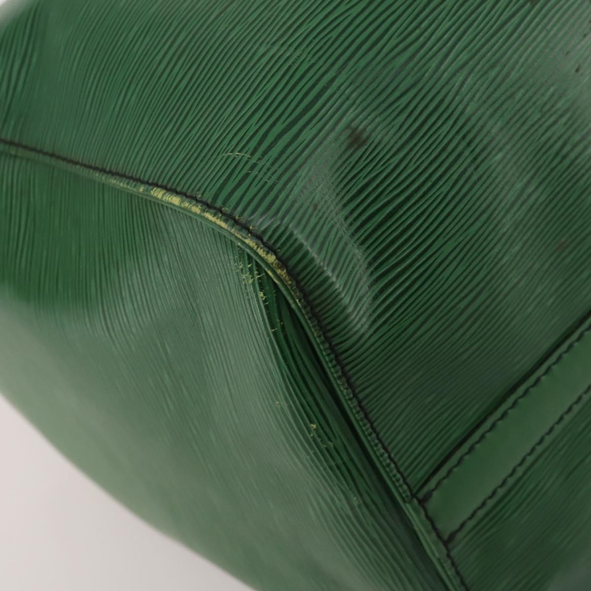 LOUIS VUITTON Epi Keepall 50 Boston Bag Green M42964 LV Auth ar14144