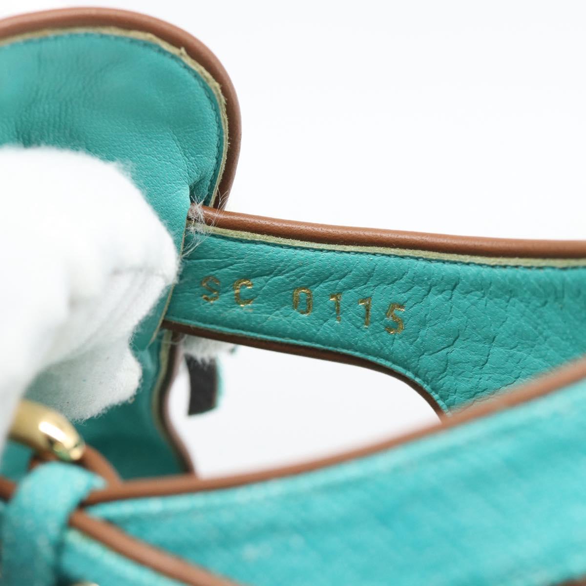LOUIS VUITTON Monogram Tassel Sandals EU35 Green LV Auth ar14146