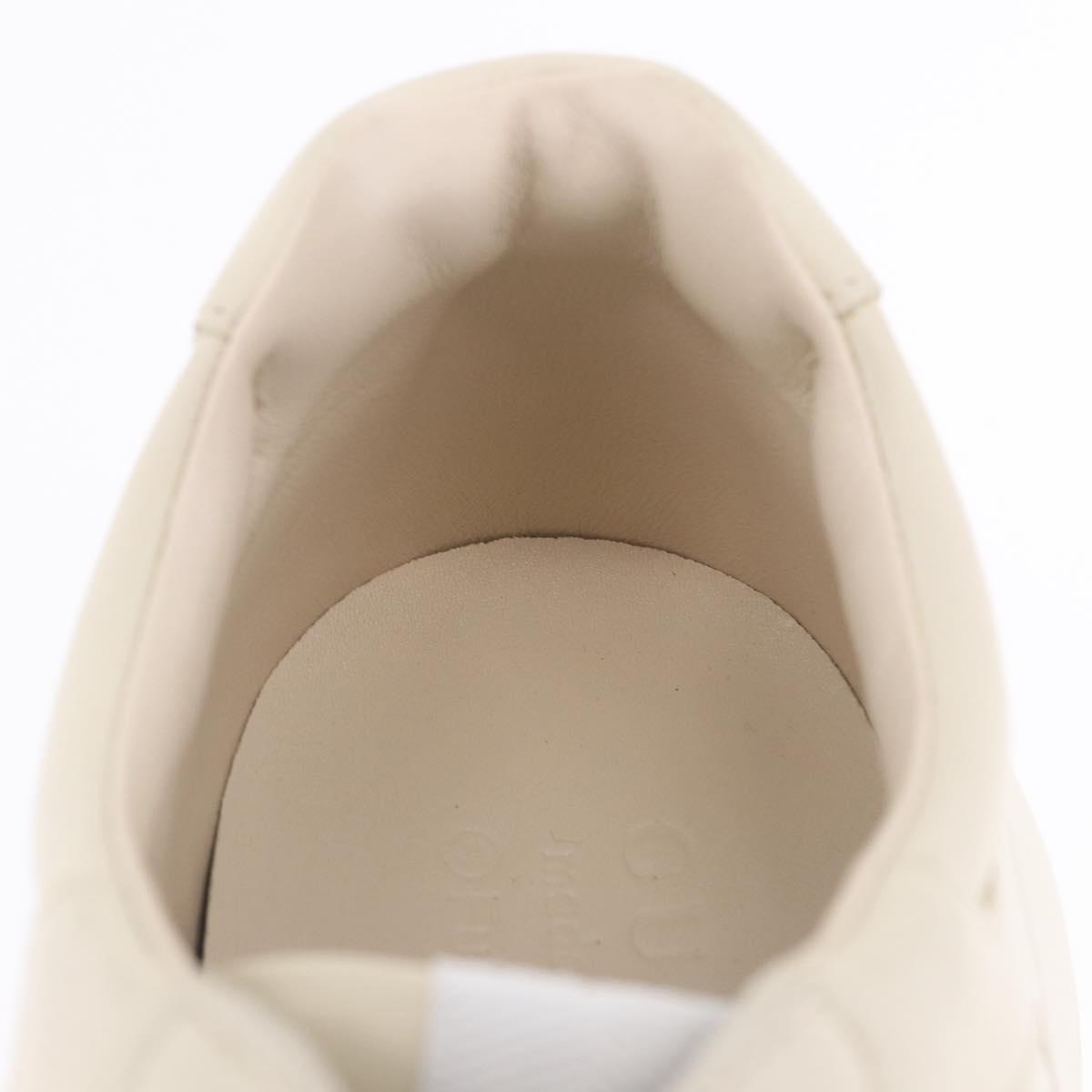 GUCCI Doraemon Sneakers Leather White Blue 655025 Auth ar14148