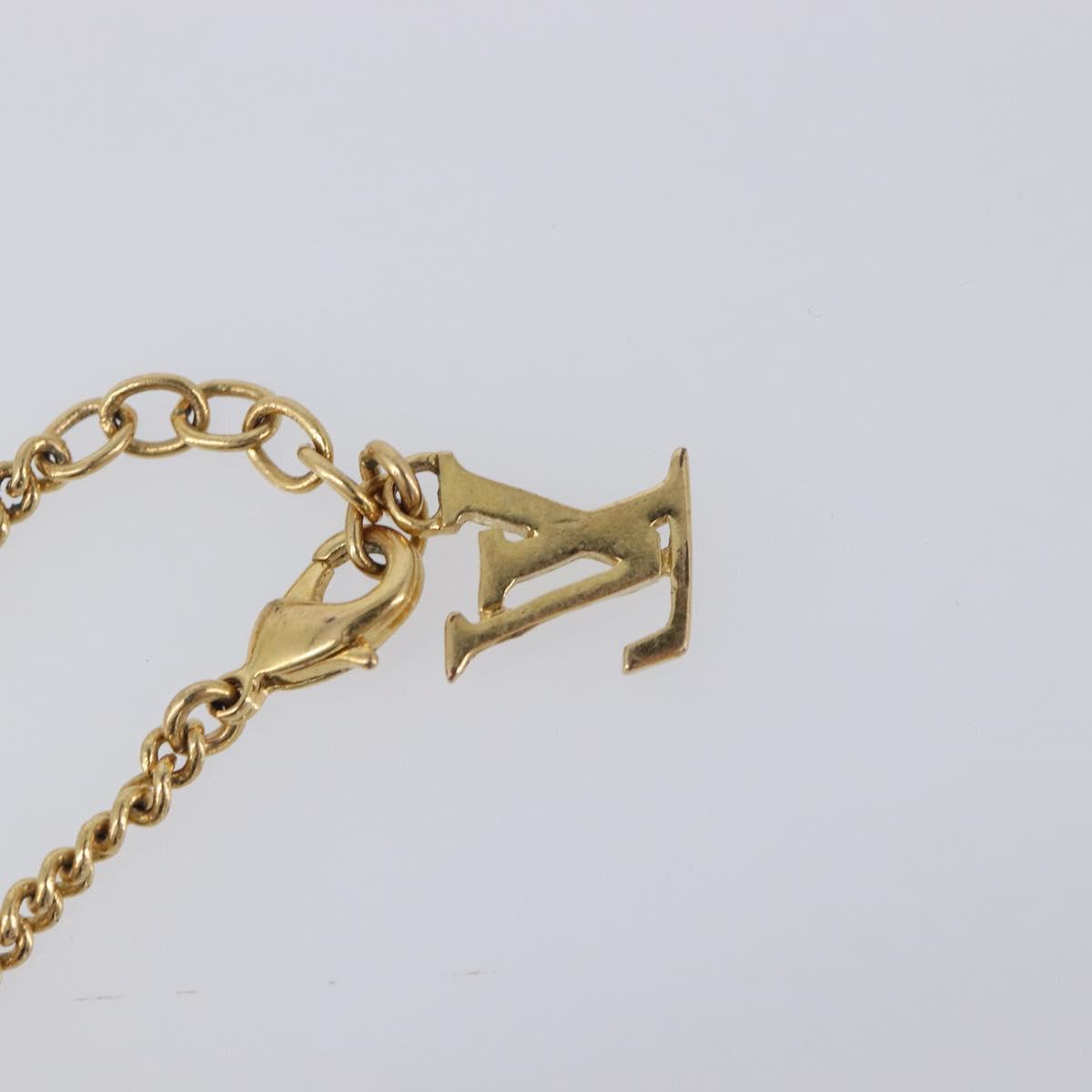 LOUIS VUITTON Brassless Sweet Monogram metal Gold Tone M65591 LV Auth ar14153M