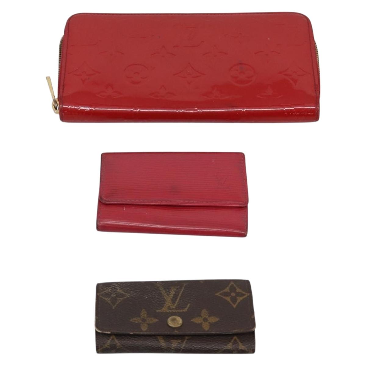 LOUIS VUITTON Monogram Damier Epi Coin Key Case Wallet 9 Set LV Auth ar14155