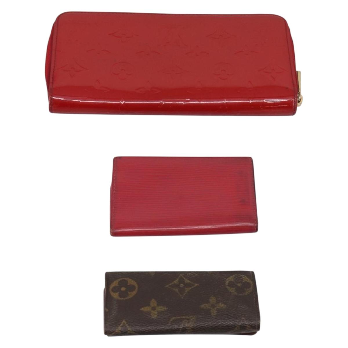 LOUIS VUITTON Monogram Damier Epi Coin Key Case Wallet 9 Set LV Auth ar14155
