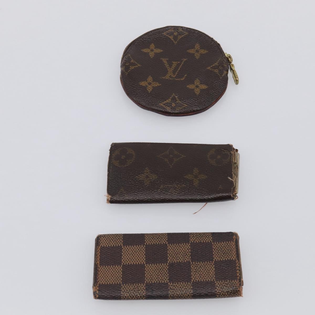 LOUIS VUITTON Monogram Damier Epi Coin Key Case Wallet 9 Set LV Auth ar14155