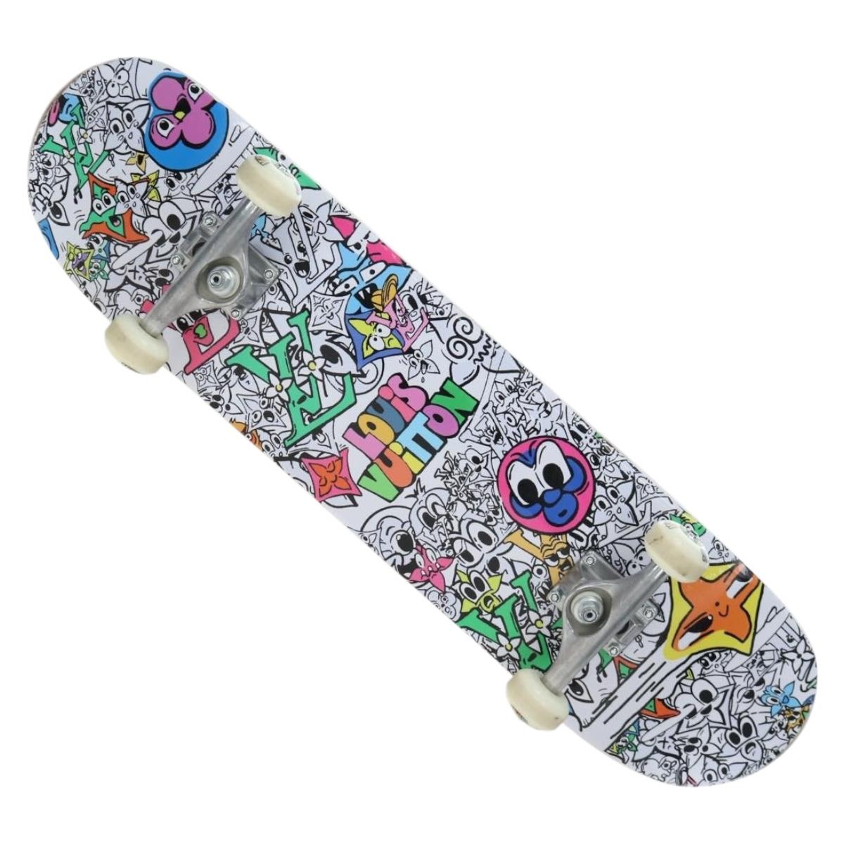 LOUIS VUITTON Monogram Comics Skateboard Maple Wood GI0884 LV Auth ar14157SAM