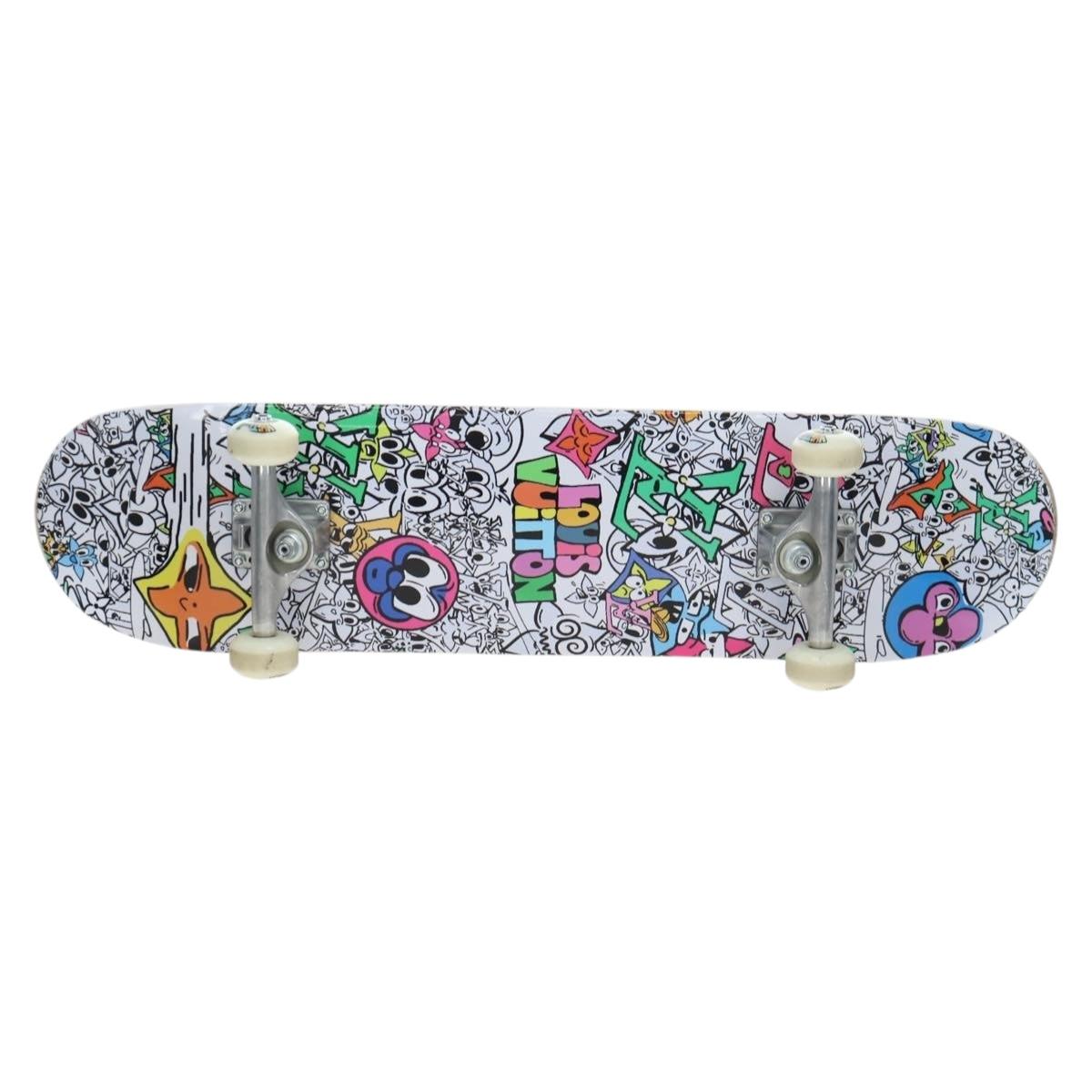 LOUIS VUITTON Monogram Comics Skateboard Maple Wood GI0884 LV Auth ar14157SAM