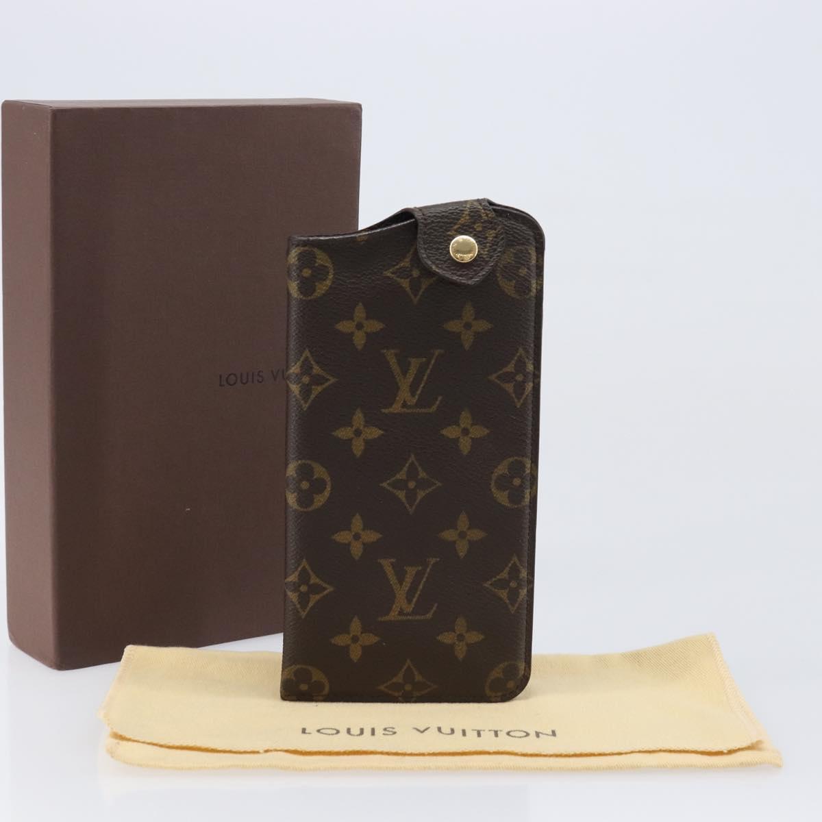 LOUIS VUITTON Monogram Etui lunet MM Glasses Case M66544 LV Auth ar14171V