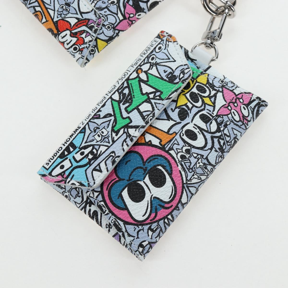 LOUIS VUITTON Monogram Comics Trio Anvelope Multicolor M82014 LV Auth ar14187V