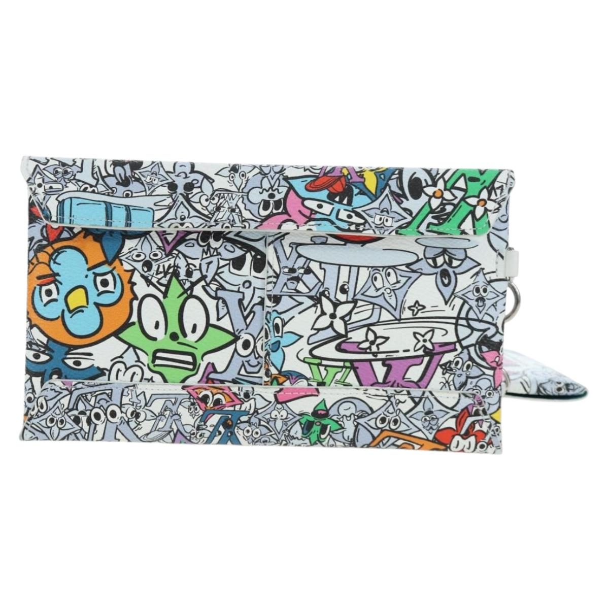LOUIS VUITTON Monogram Comics Trio Anvelope Multicolor M82014 LV Auth ar14187V