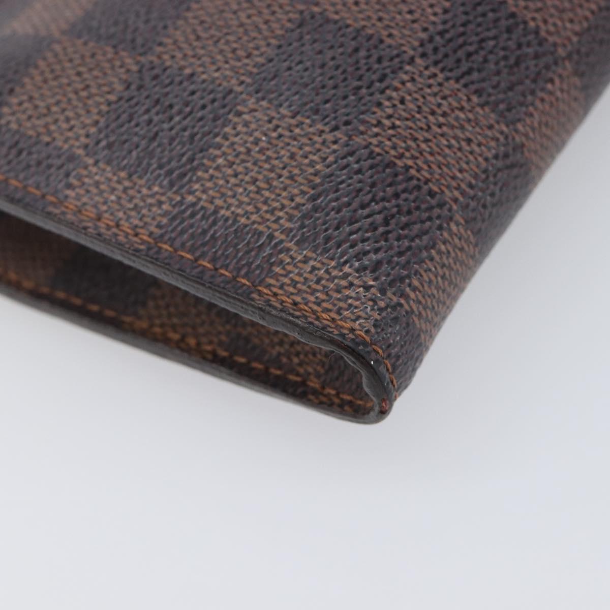 LOUIS VUITTON Damier Ebene Marais Pouch LV Auth ar14188