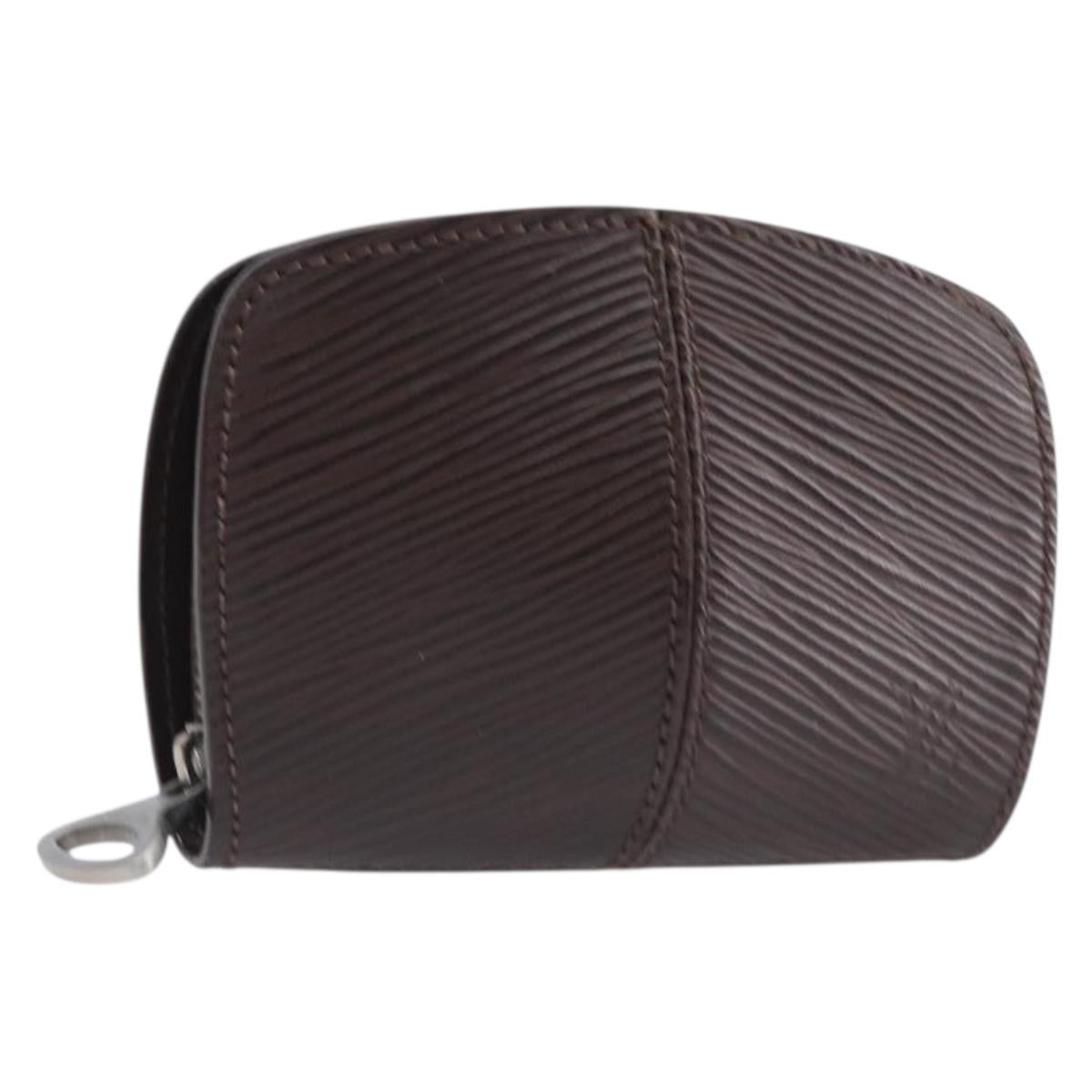 LOUIS VUITTON Epi Portefeuille Epi Z Coin Purse Mocha M6344D LV Auth ar14192