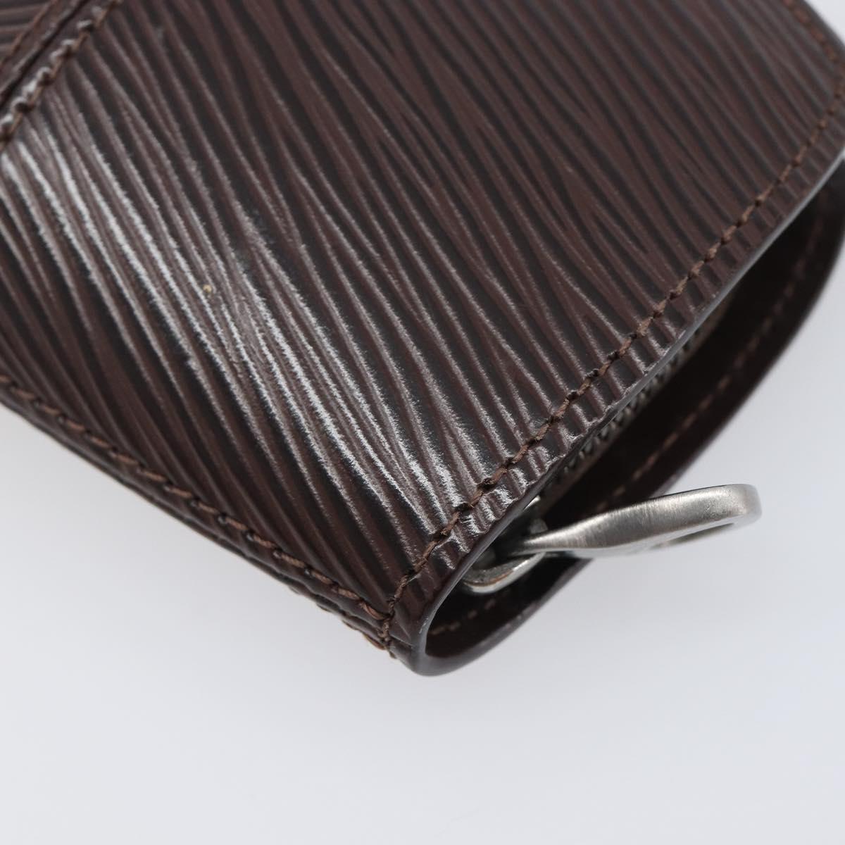 LOUIS VUITTON Epi Portefeuille Epi Z Coin Purse Mocha M6344D LV Auth ar14192