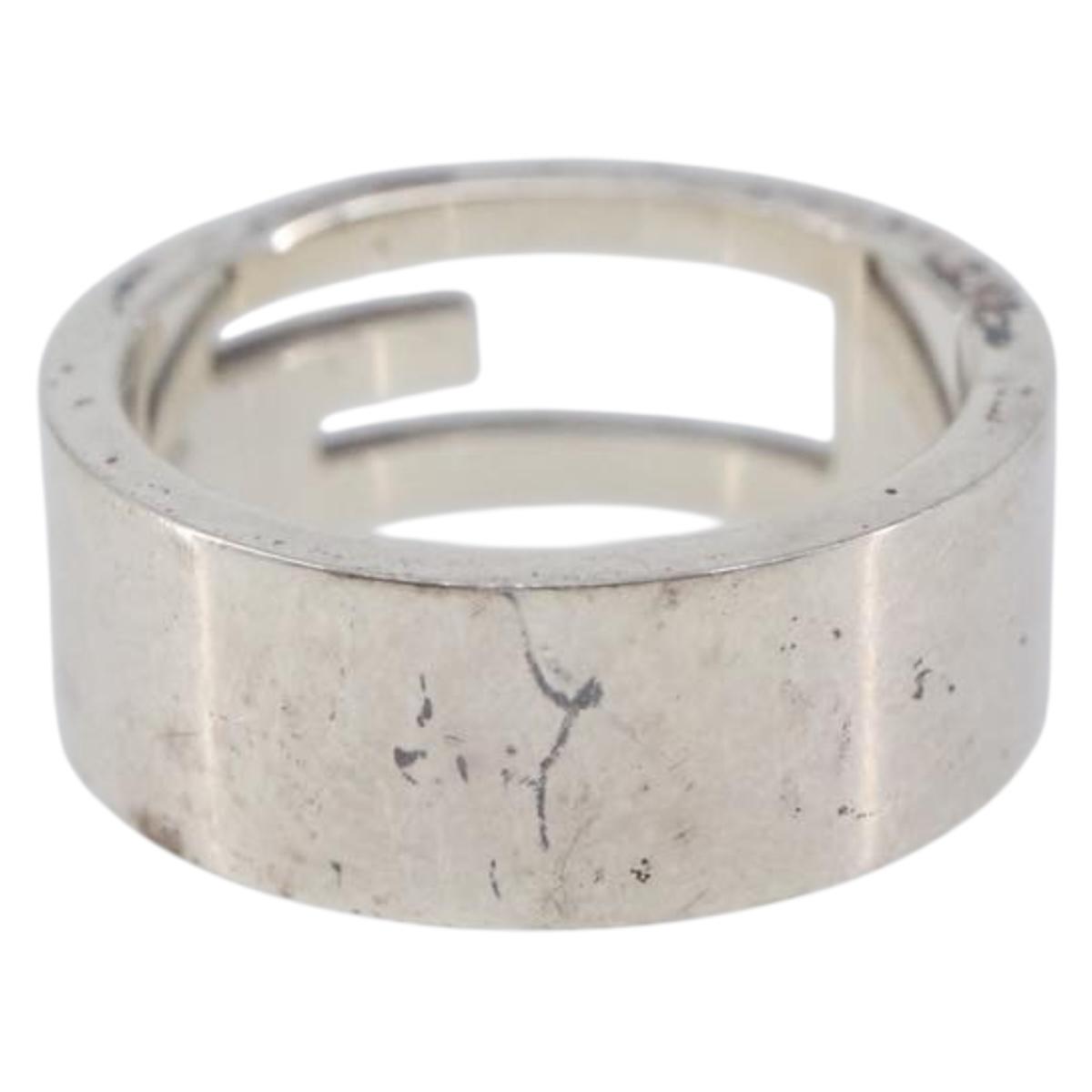 GUCCI Ring Ag925 Silver Auth ar14218