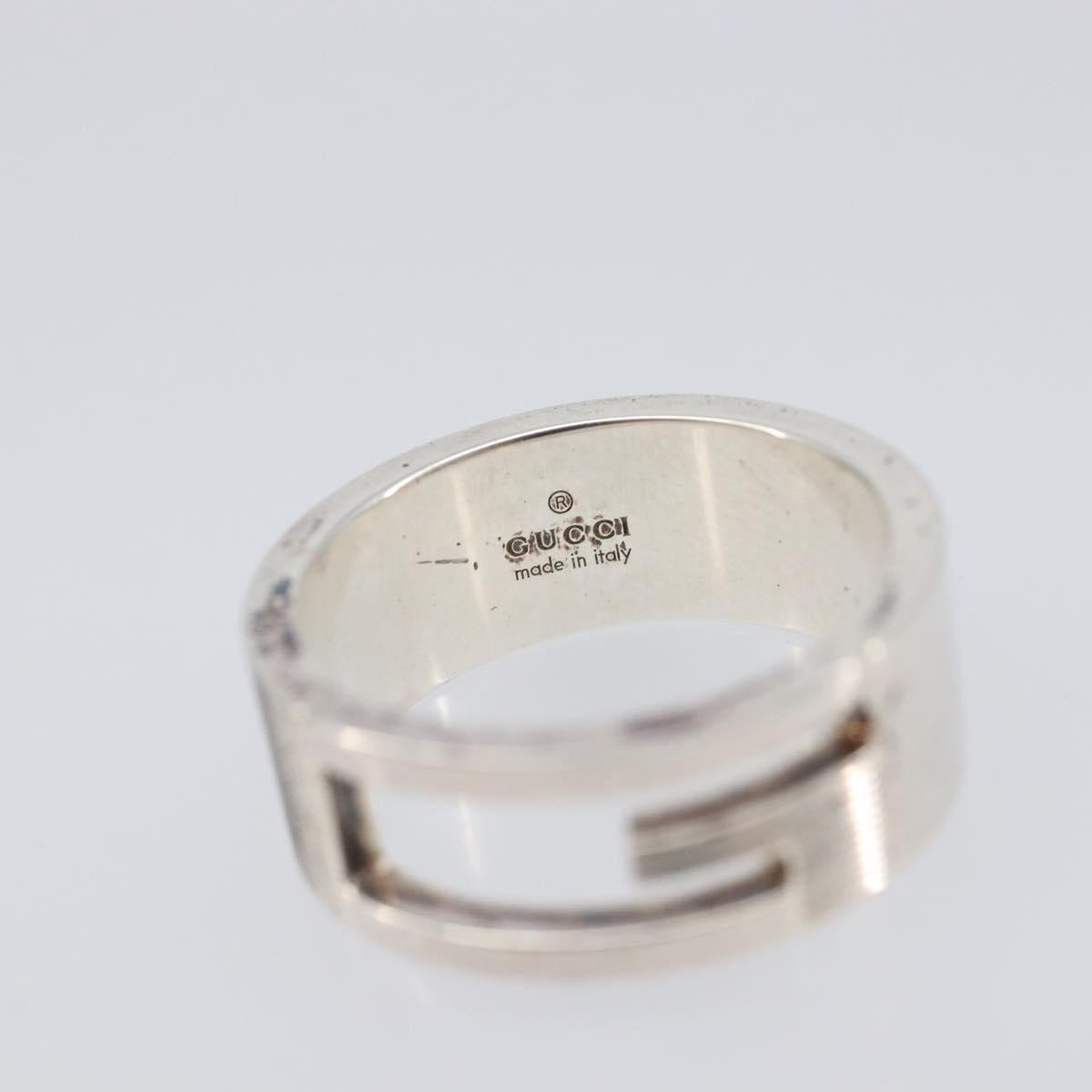 GUCCI Ring Ag925 Silver Auth ar14218