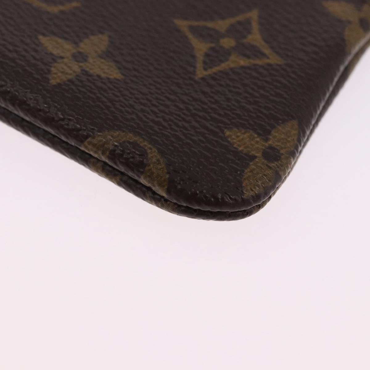 LOUIS VUITTON Monogram Groom Pochette Cles Coin Purse Jaune M60033 Auth ar14221A