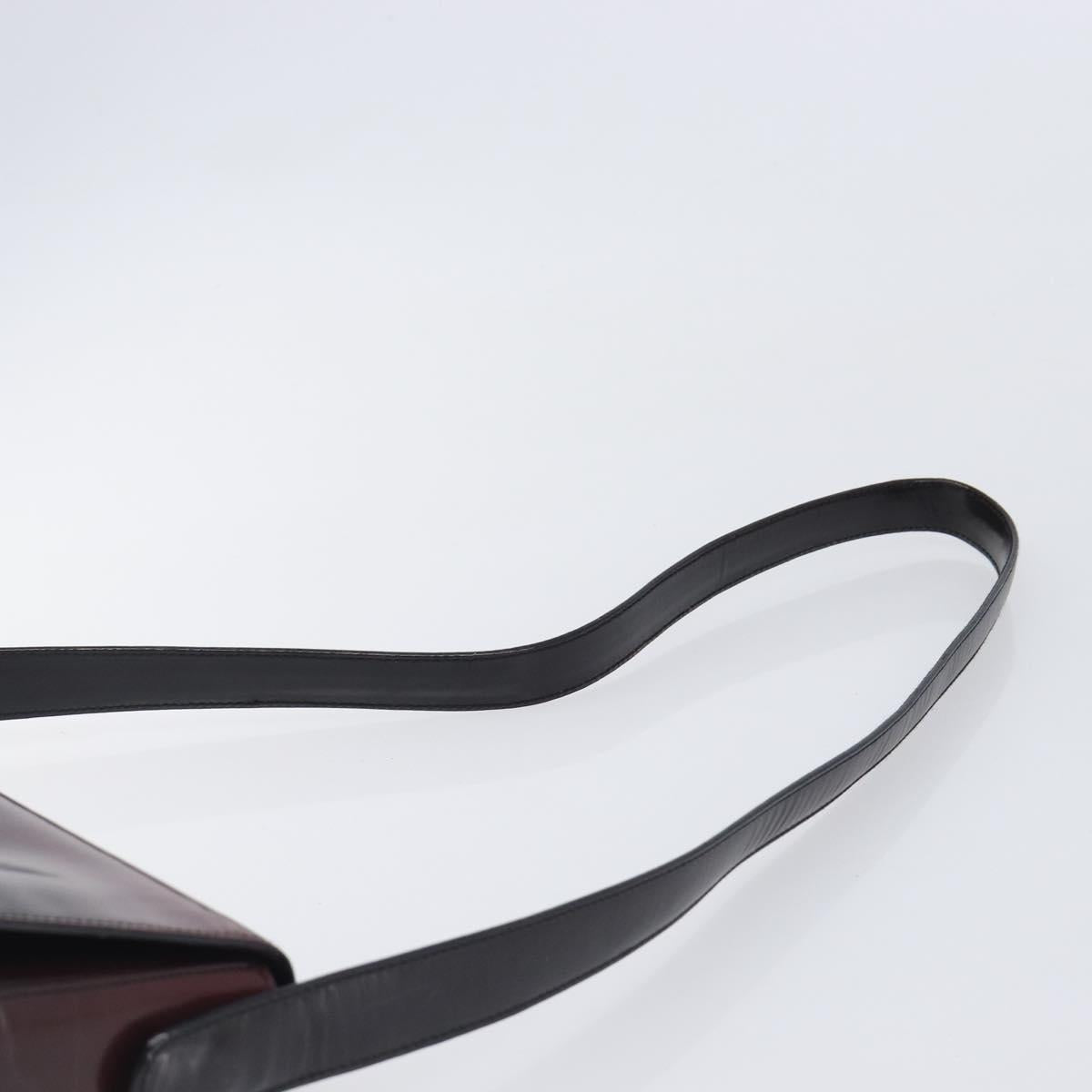 PRADA Shoulder Bag Patent Bordeaux Auth ar14223