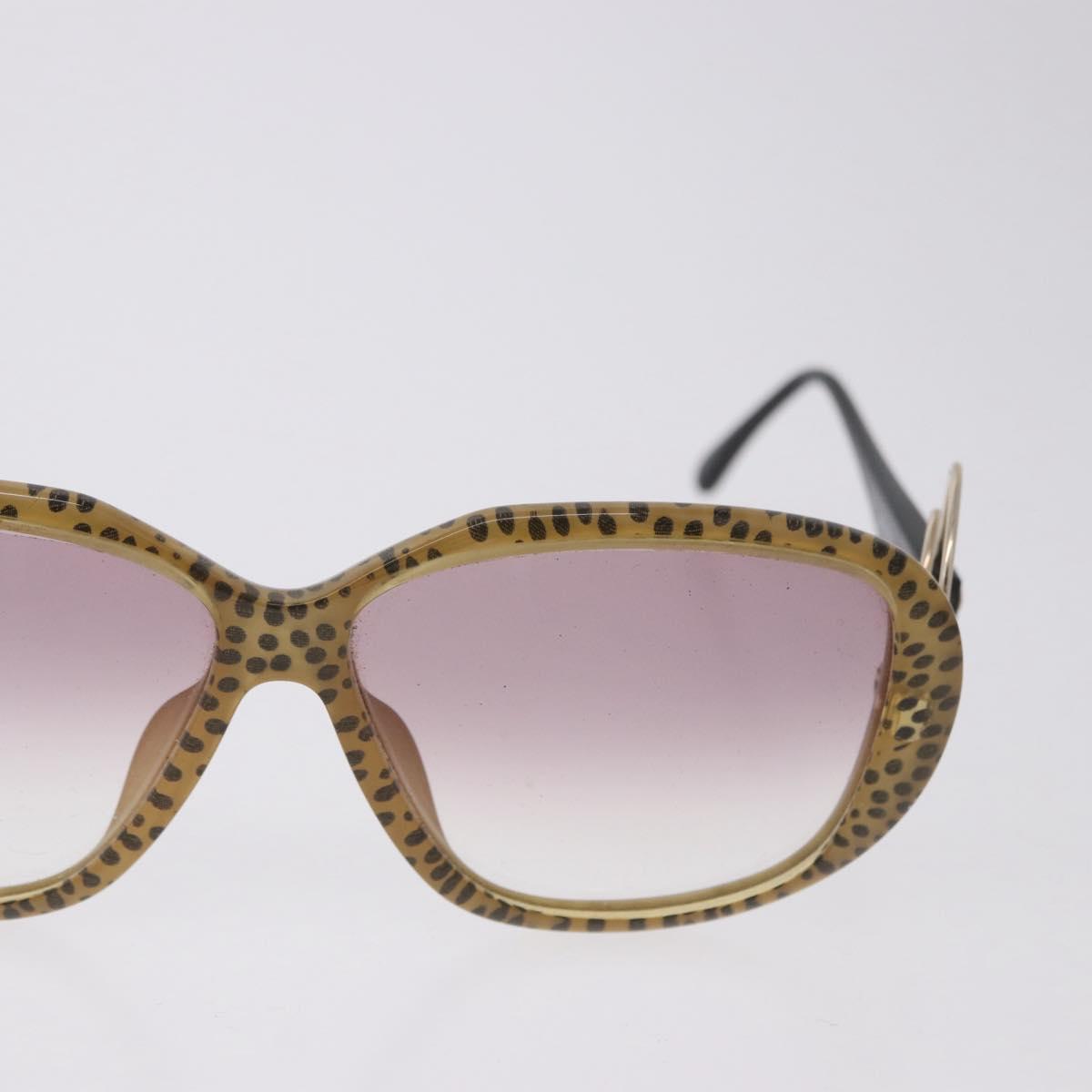 Christian Dior Sunglasses Plastic Beige Gold Tone Auth ar14225V