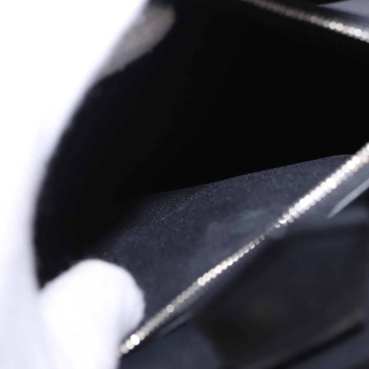 FENDI To joule Hand Bag Leather Black Silver 8BH253 Auth ar14226V
