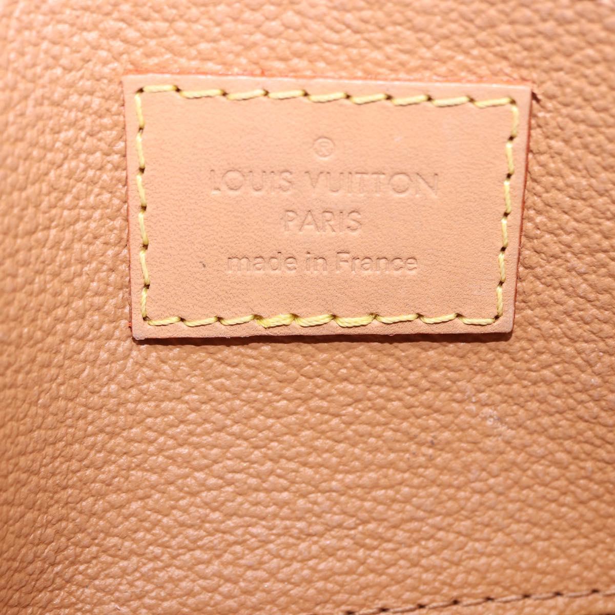 LOUIS VUITTON SINCE1854 Pochette Cosmetic PM Canvas Blue M80307 LV Auth ar14227M