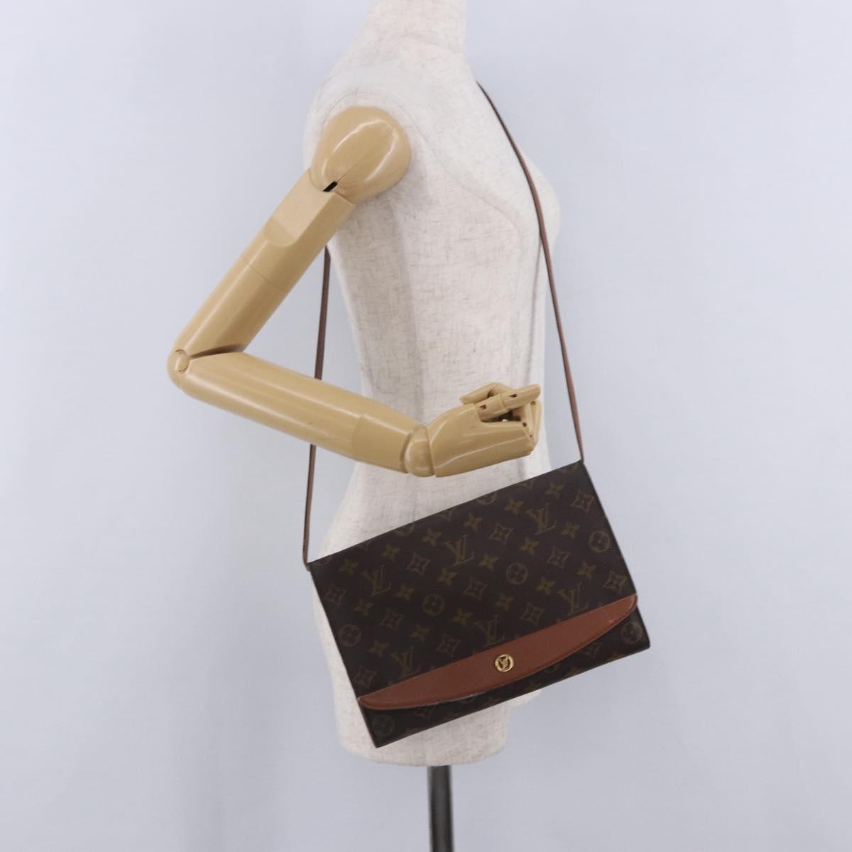 LOUIS VUITTON Monogram Bordeaux 27 Shoulder Bag M51797 LV Auth ar14229