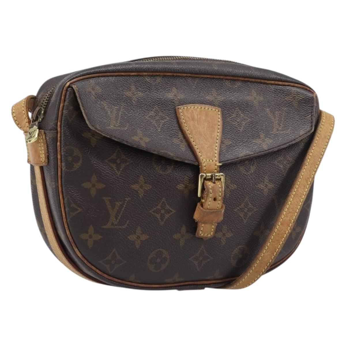 LOUIS VUITTON Monogram Jeune Fille MM Shoulder Bag M51226 LV Auth ar14230